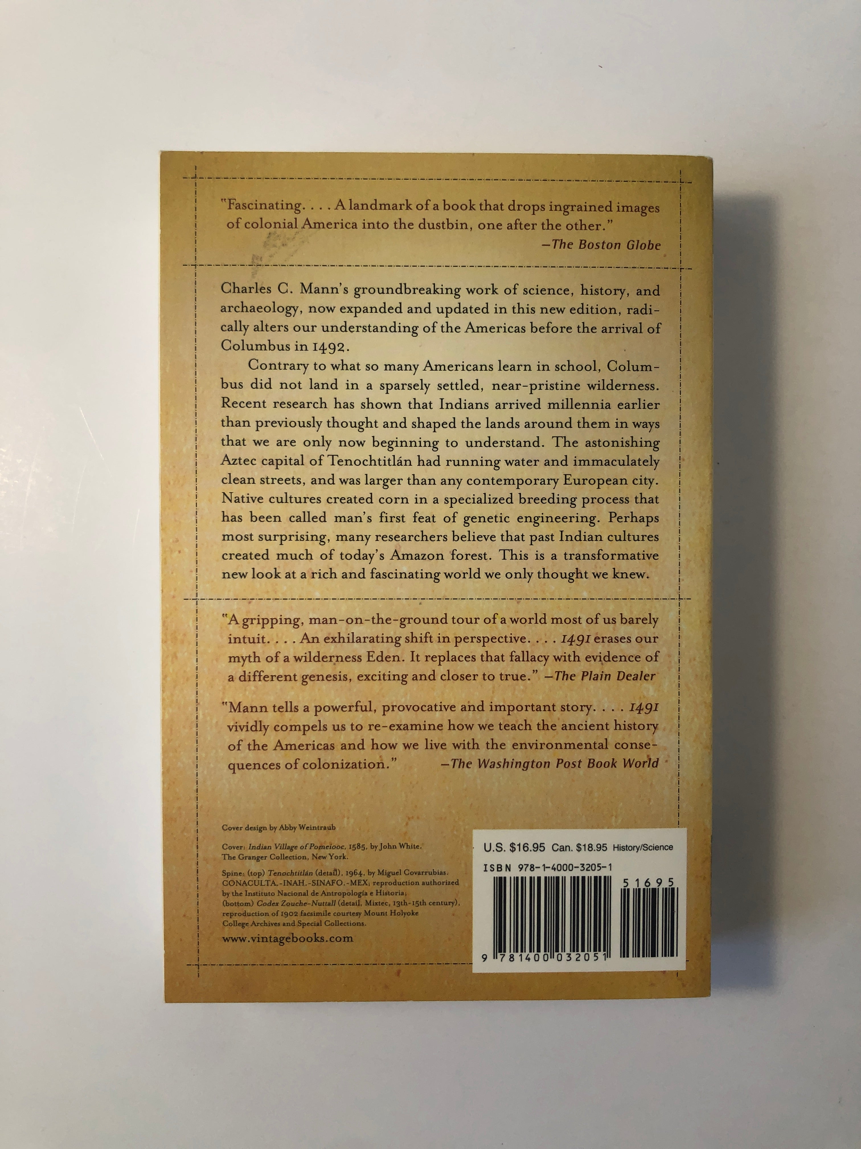 1491 - New Revelations of the Americas Before Columbus by Charles C. Mann