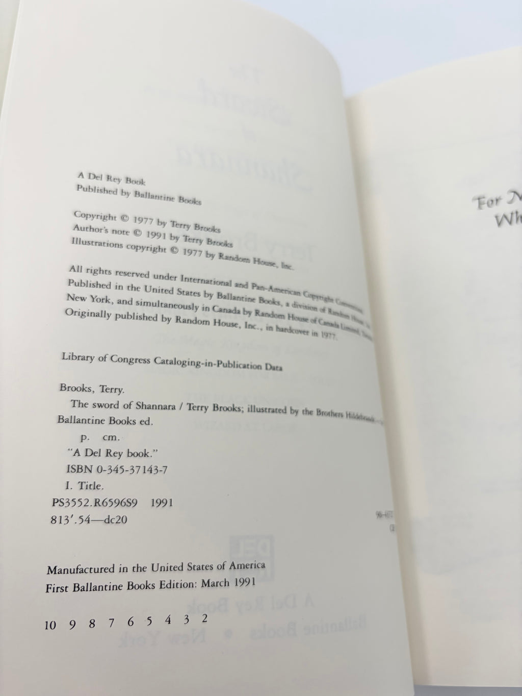 The Sword of Shannara by Terry Brooks