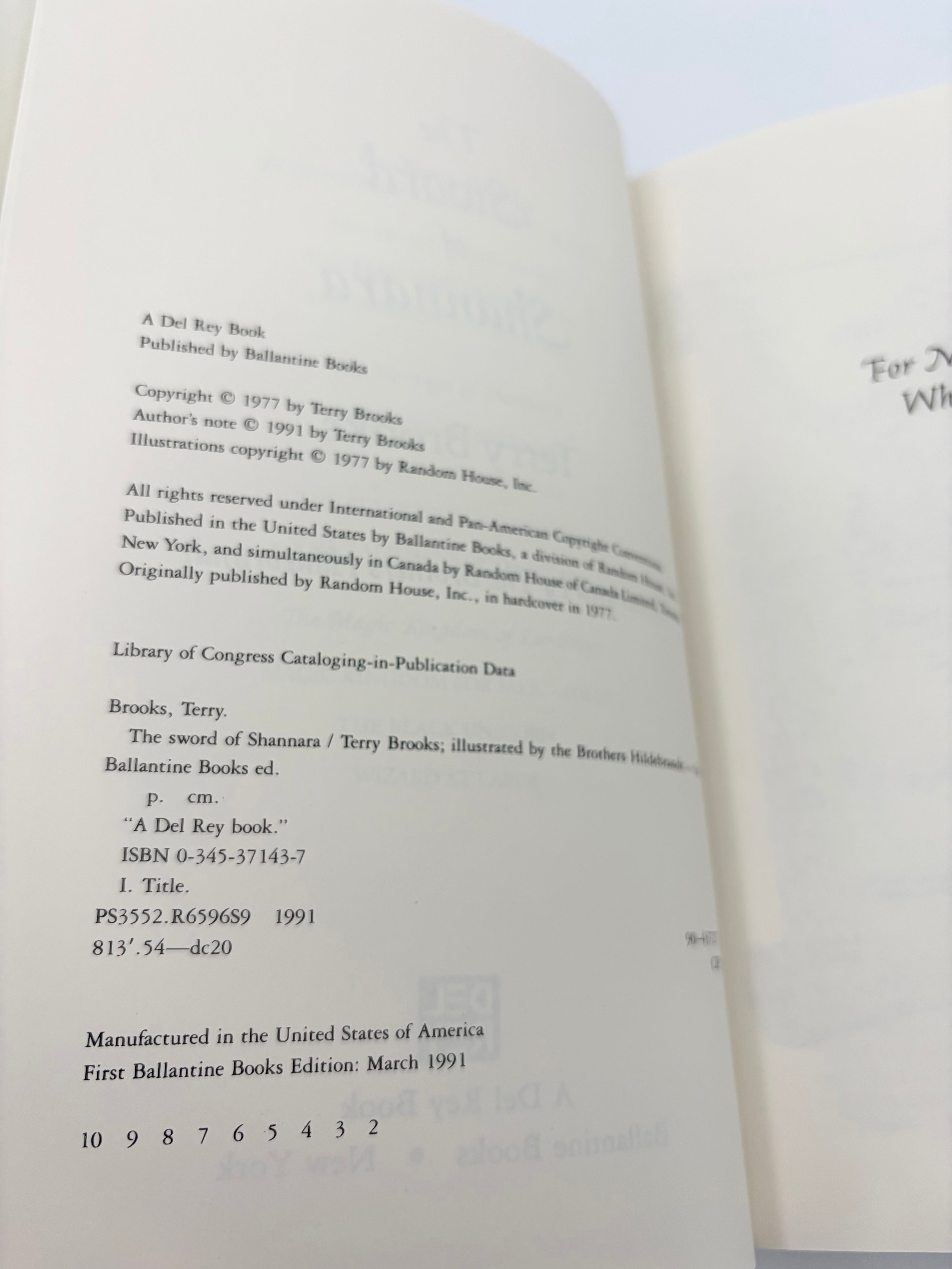 The Sword of Shannara by Terry Brooks