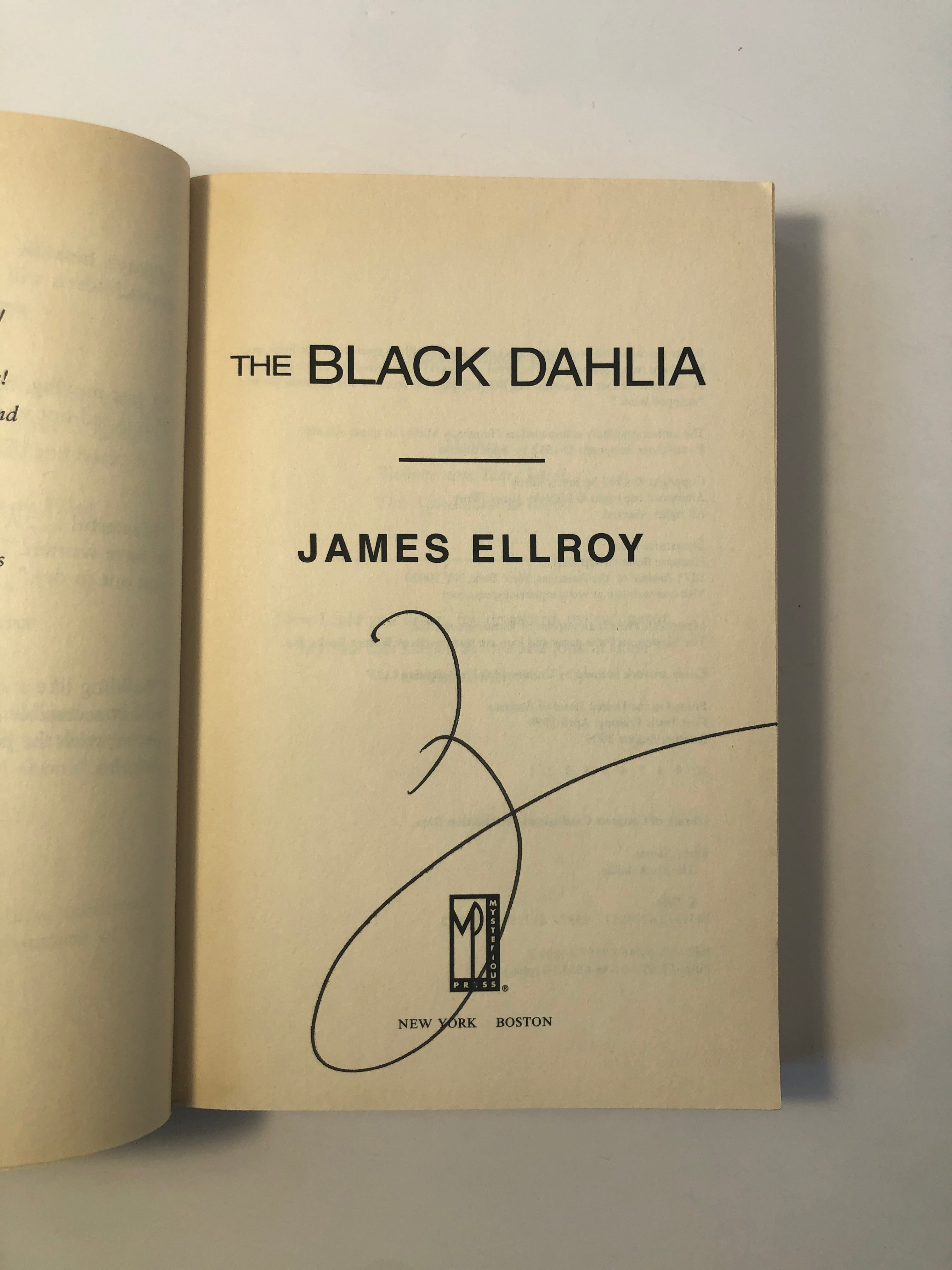 The Black Dahlia by James Ellroy