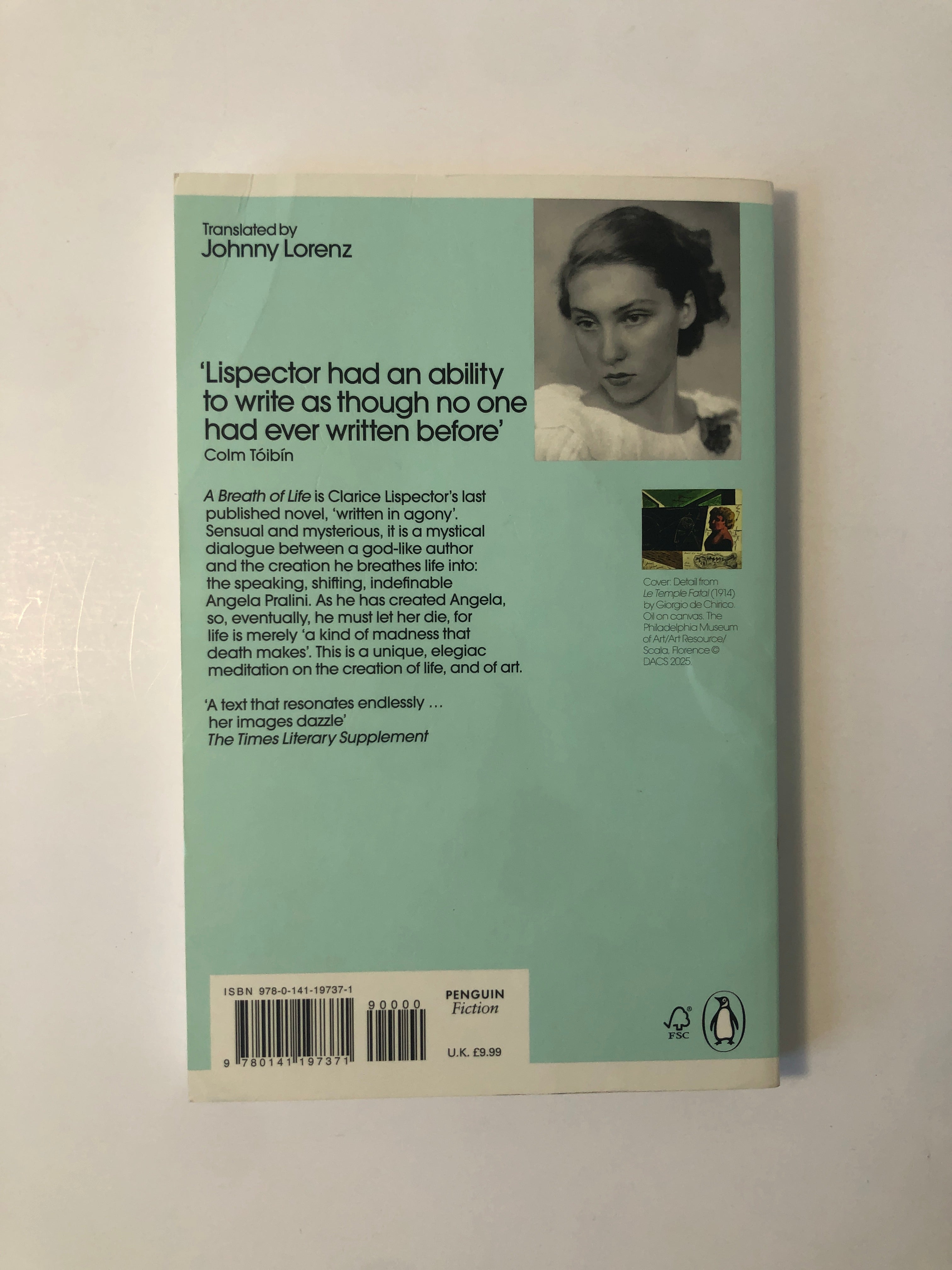 A Breath of Life by Clarice Lispector