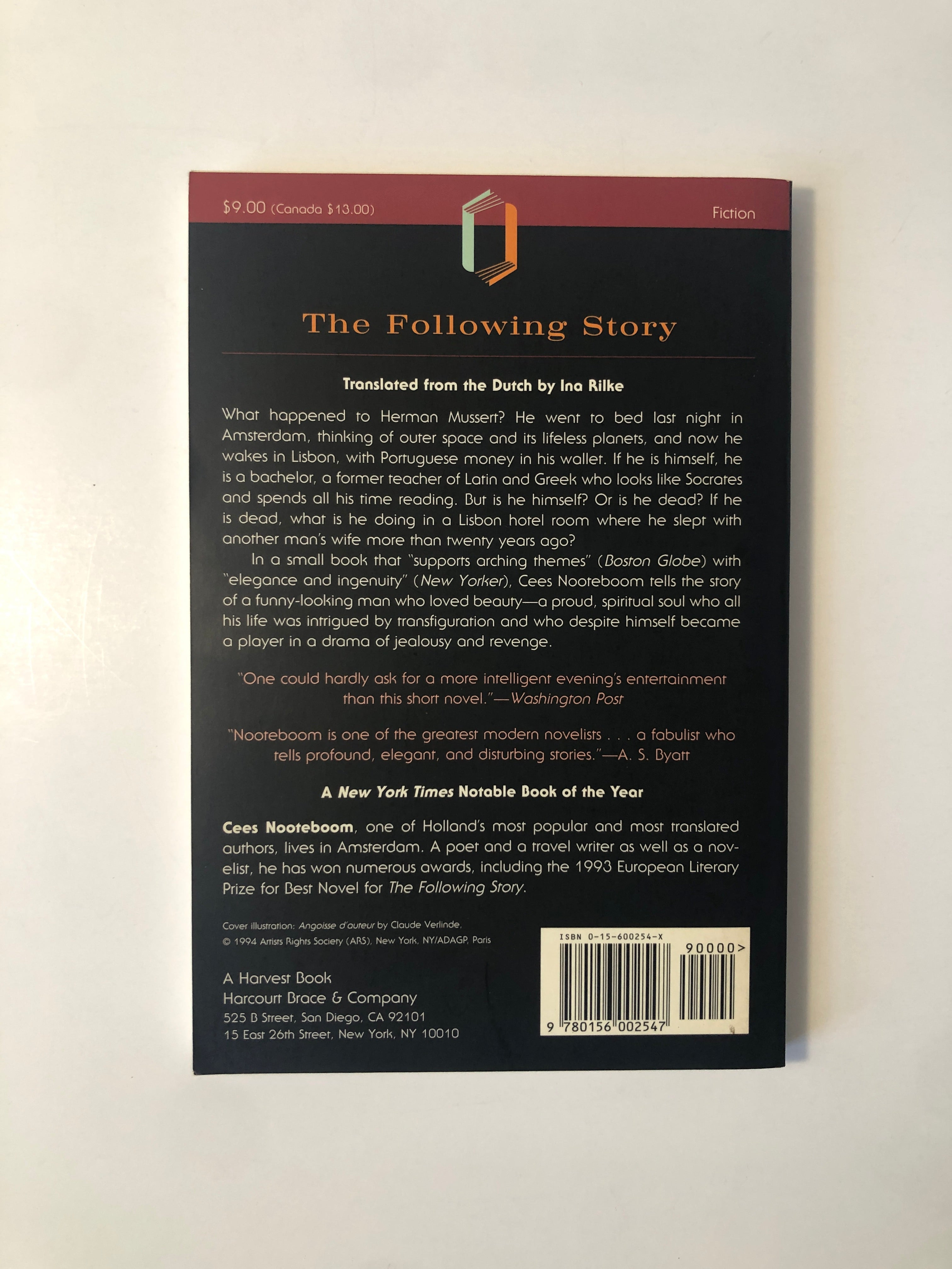The Following Story by Cees Nooteboom