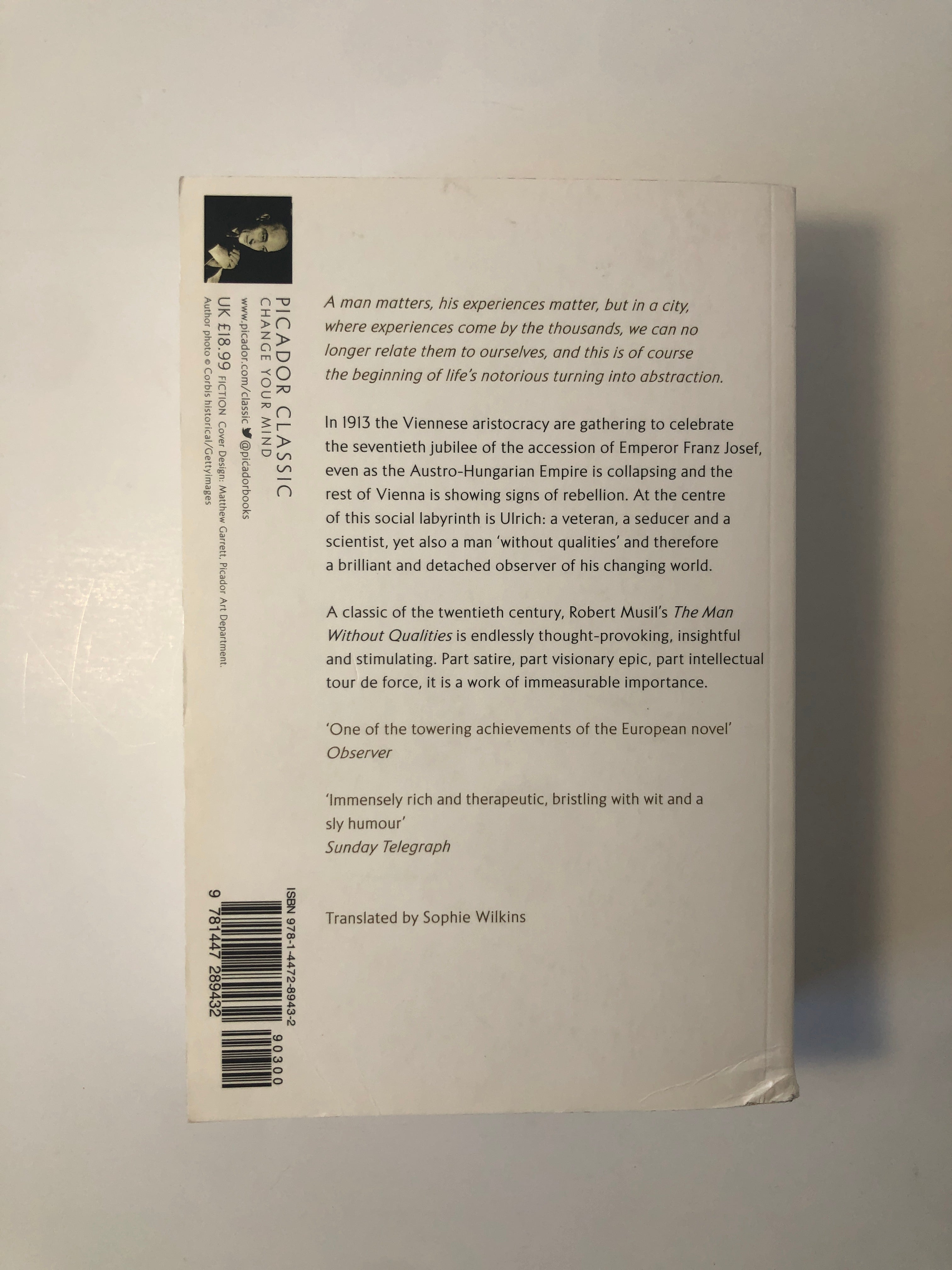 The Man Without Qualities by Robert Musil