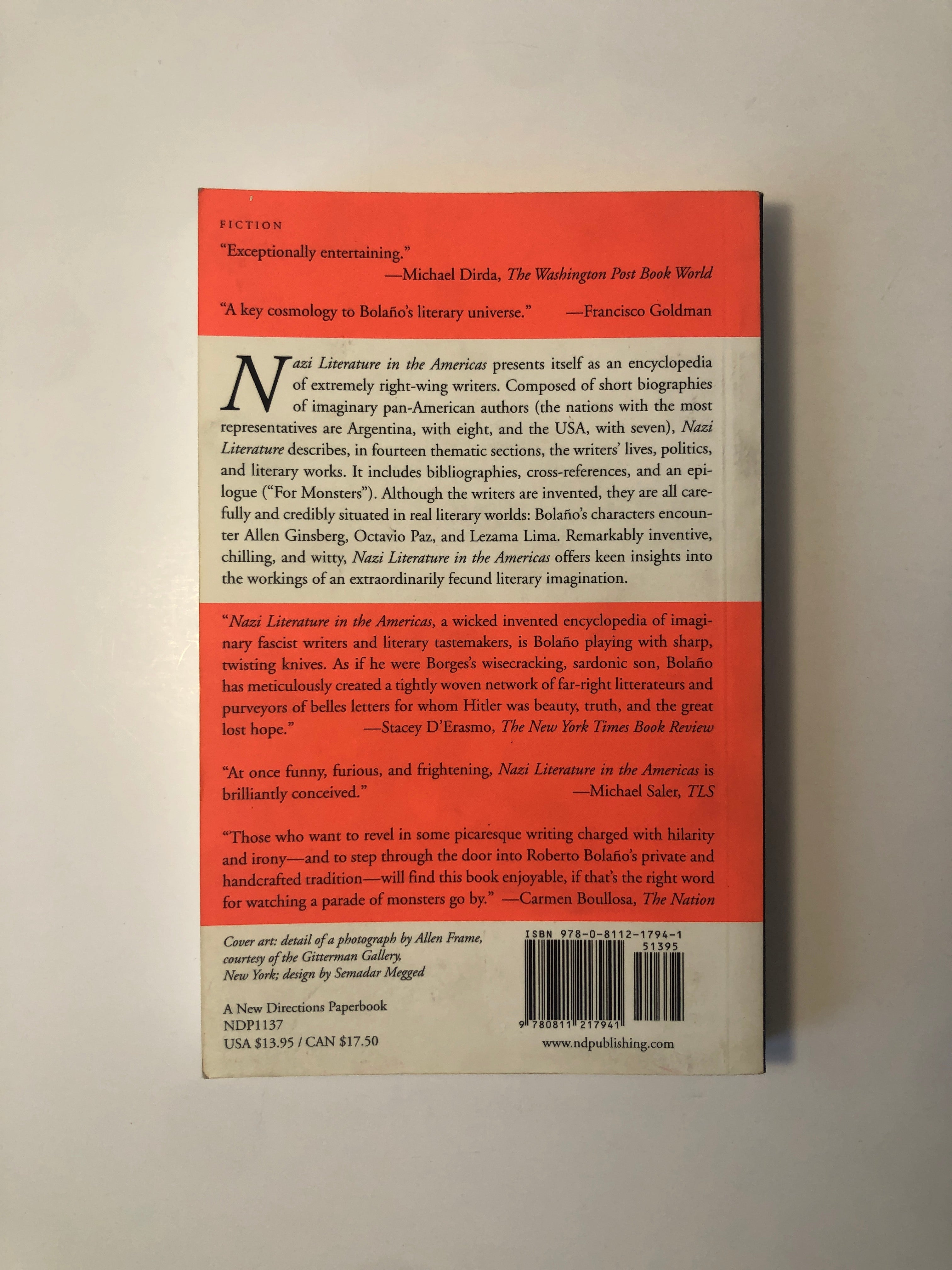 Nazi Literature in the Americas by Roberto Bolaño