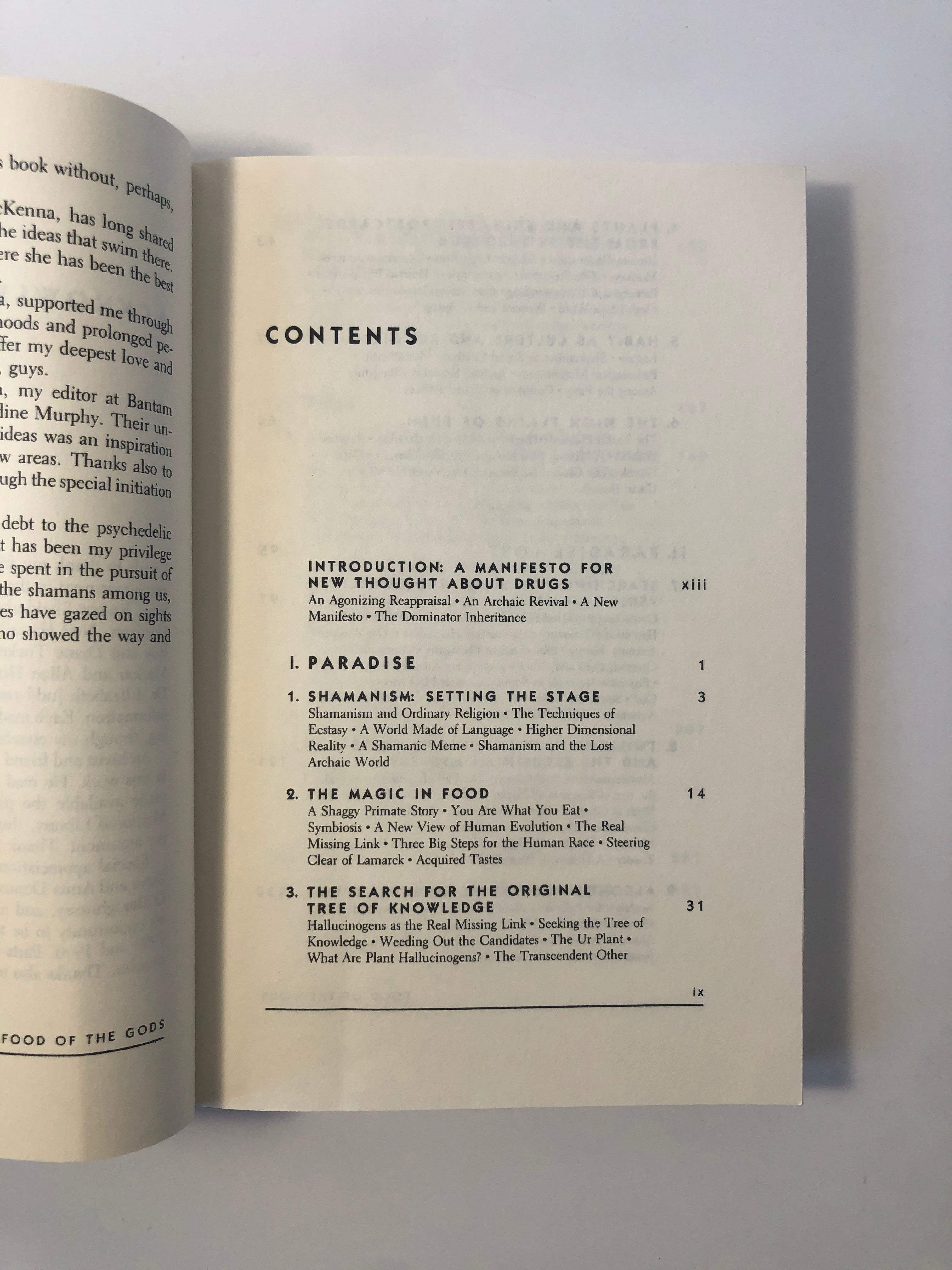 Food of the Gods: The Search for the Original Tree of Knowledge - A Radical History of Plants, Drugs and Human Evolution by Terence McKenna