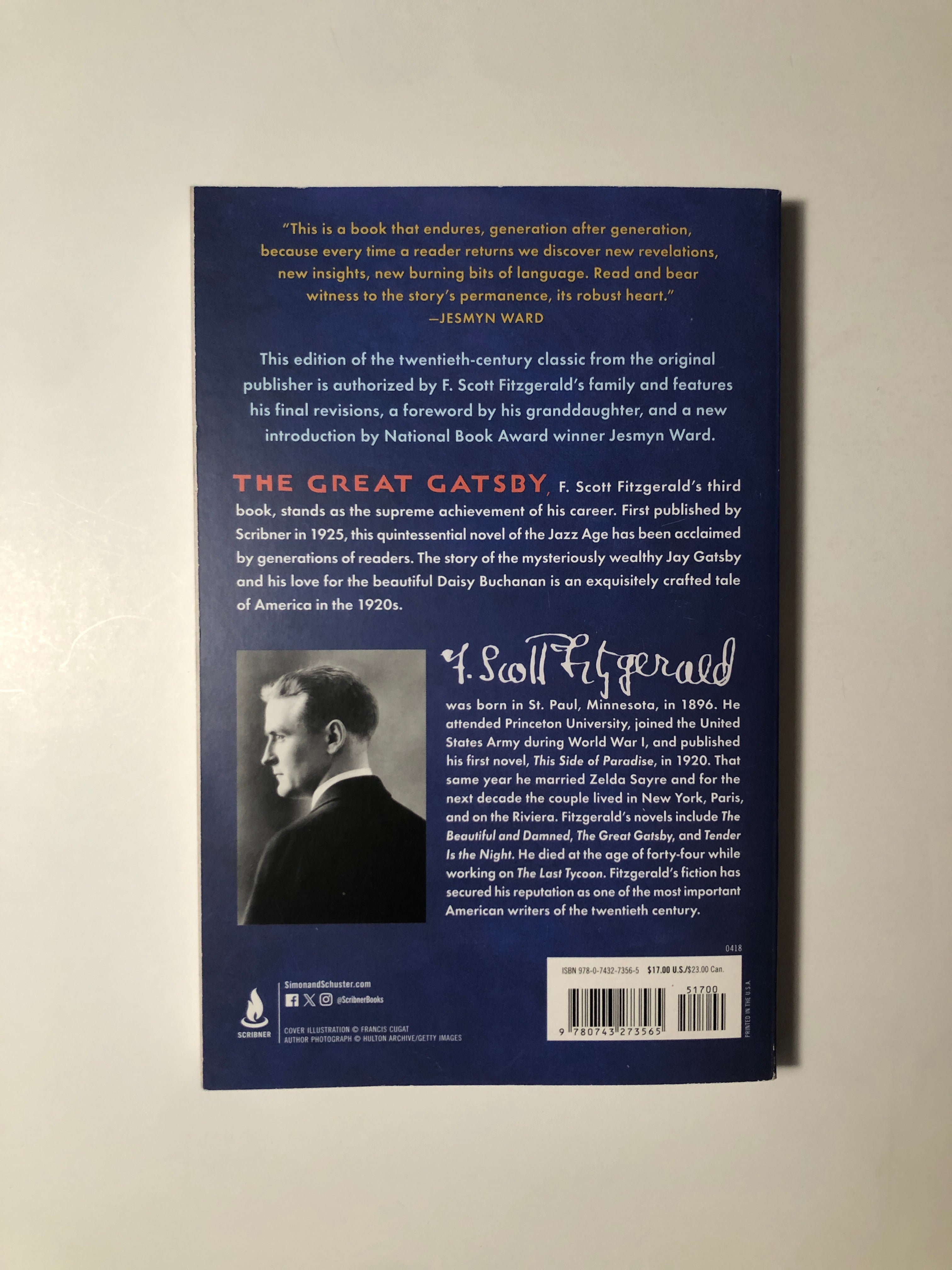 The Great Gatsby by F. Scott Fitzgerald