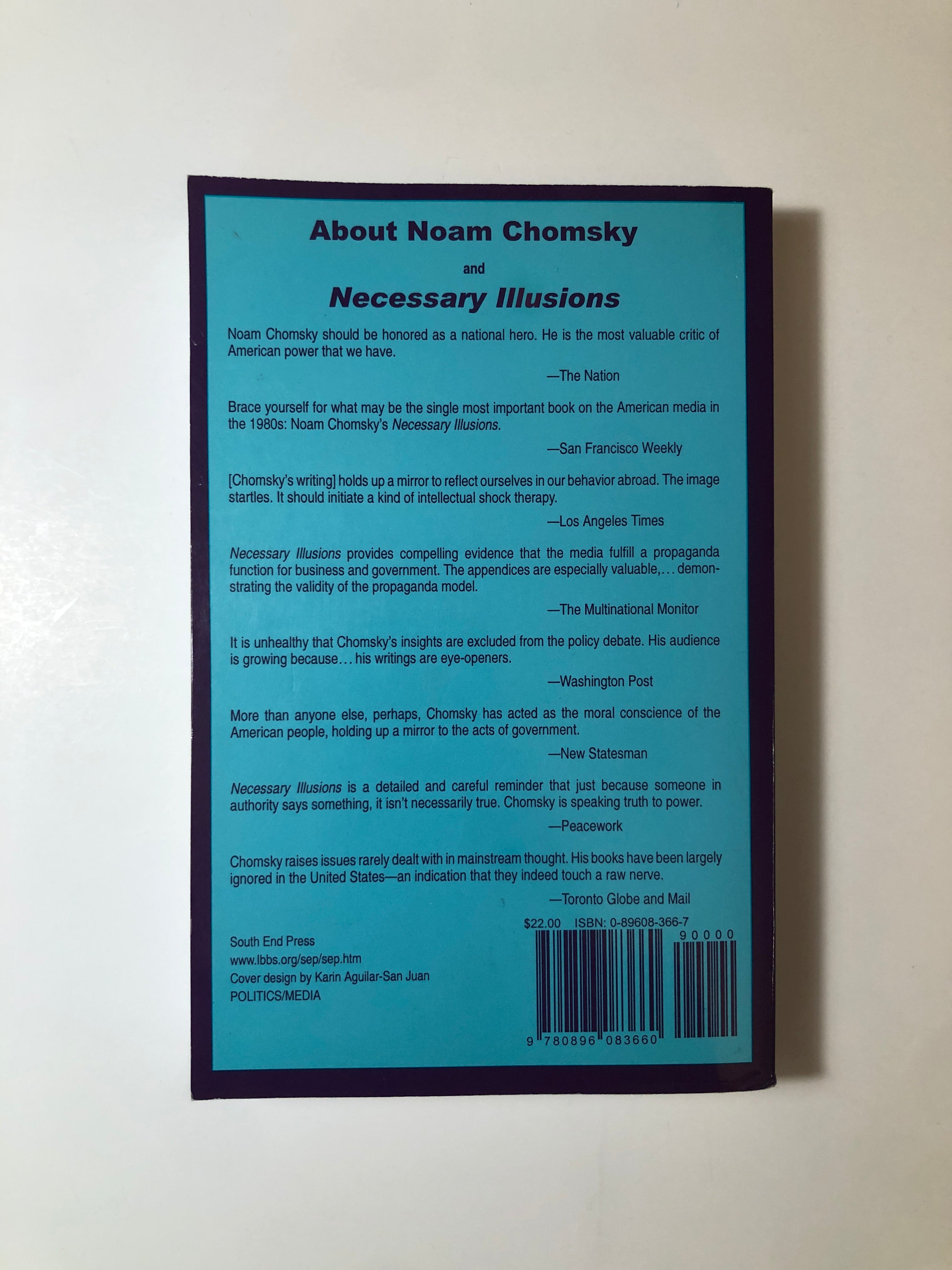 Necessary Illusions - Thought Control in Democratic Societies by Noam Chomsky