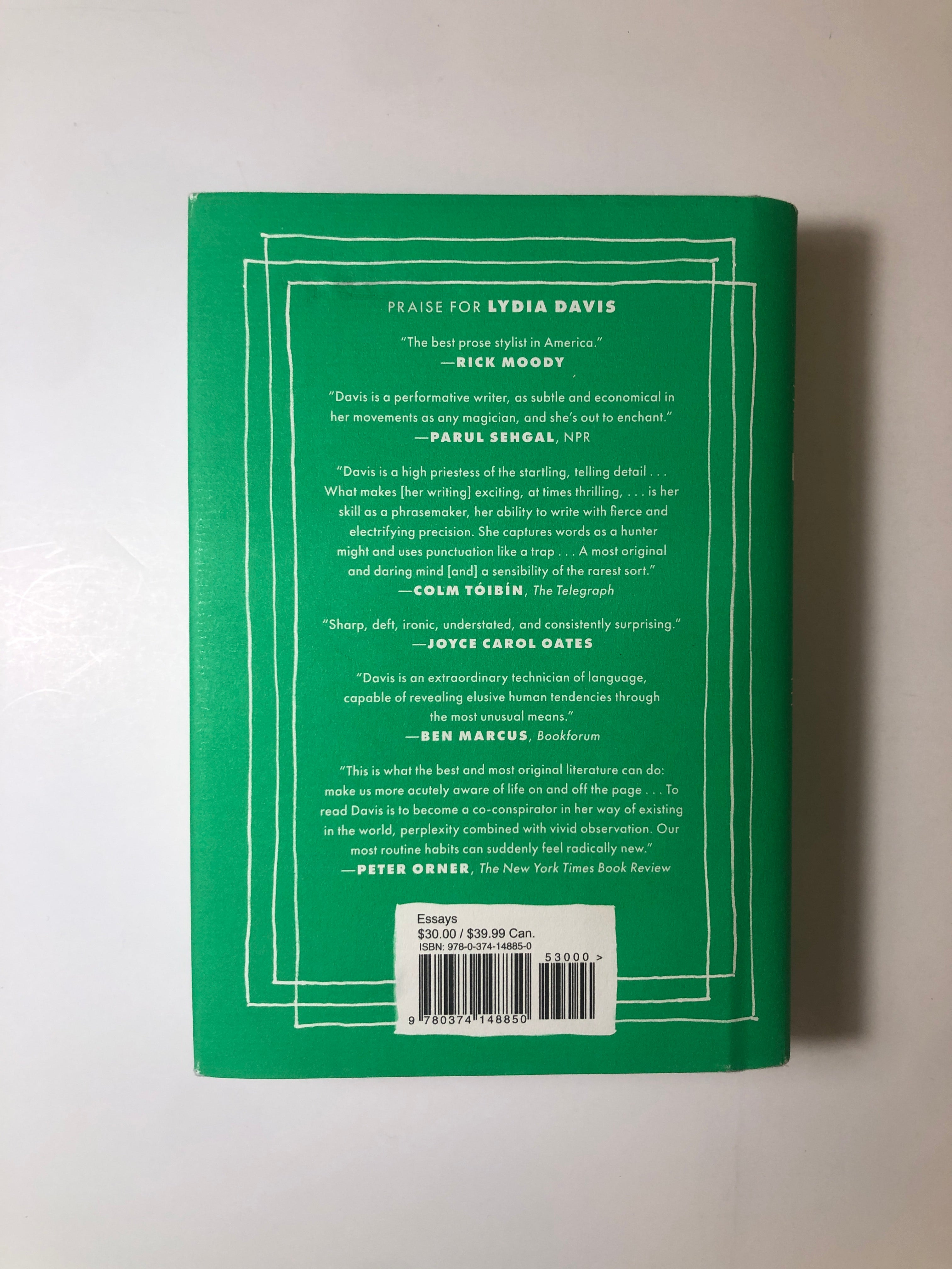 Essays - One by Lydia Davis