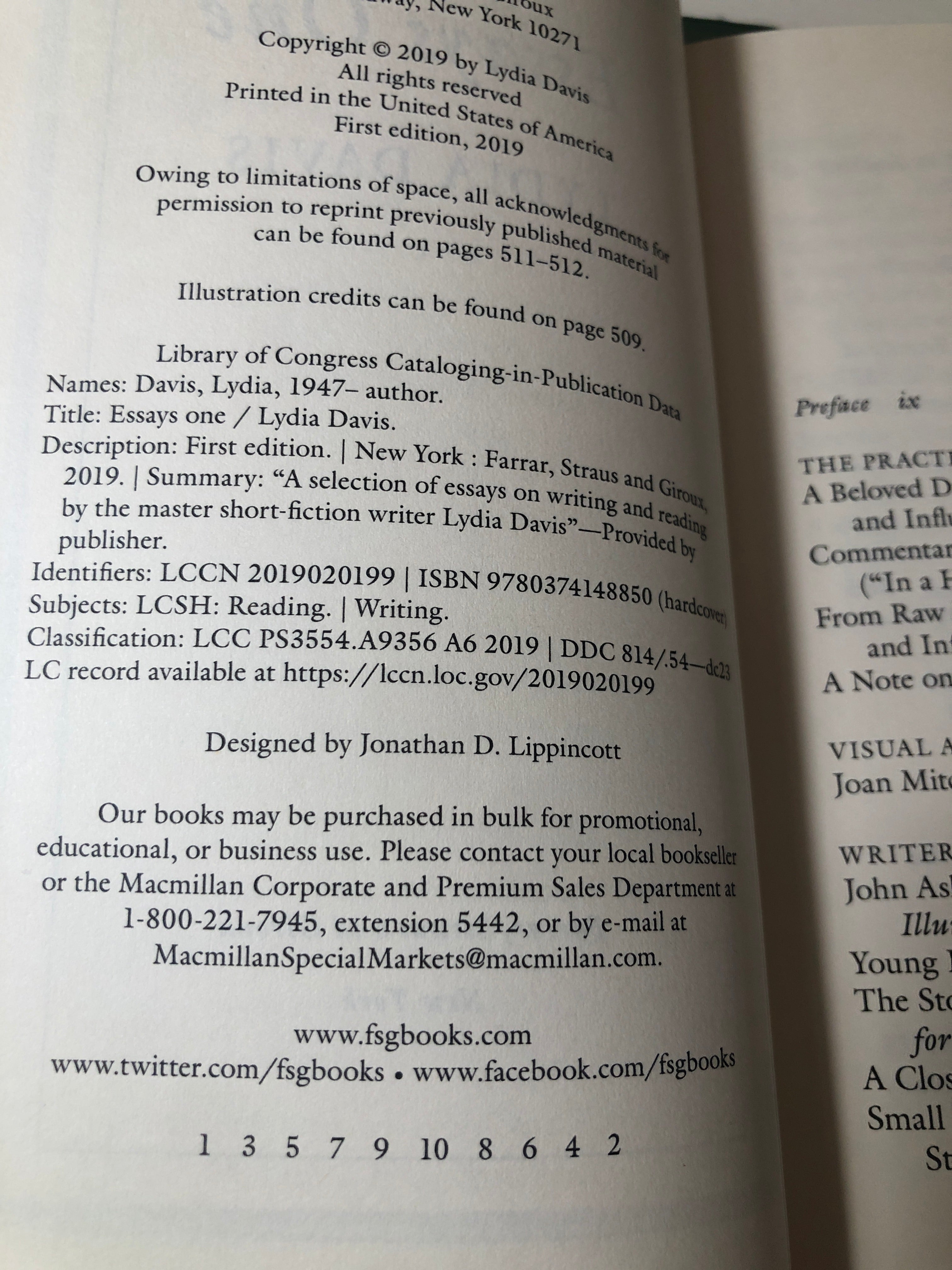Essays - One by Lydia Davis