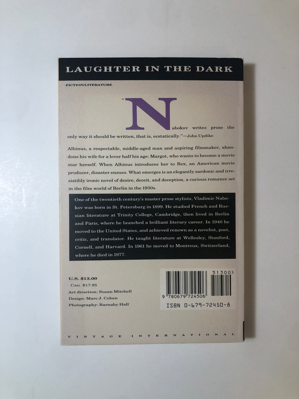 Laughter in the Dark by Vladimir Nabokov