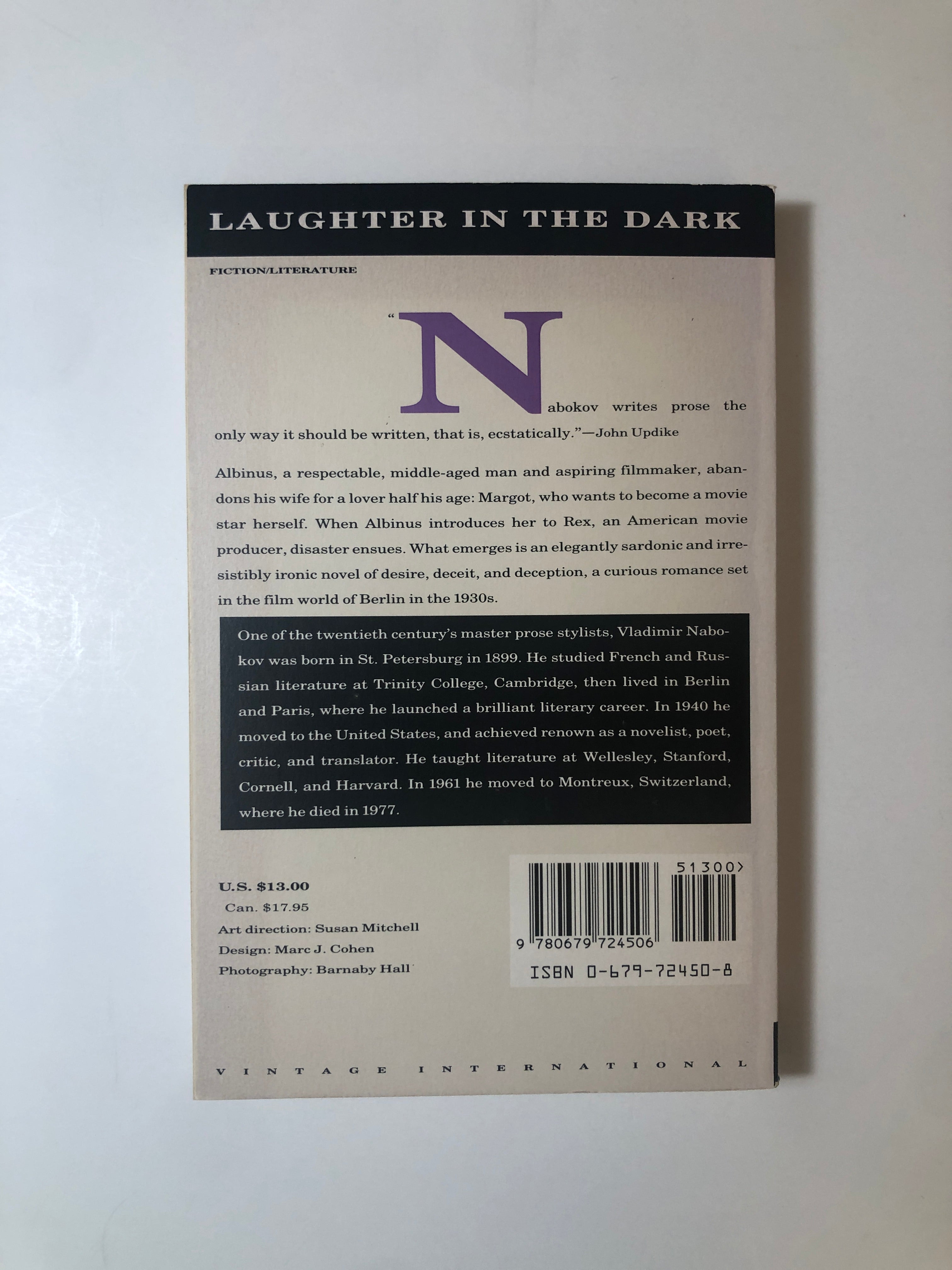 Laughter in the Dark by Vladimir Nabokov