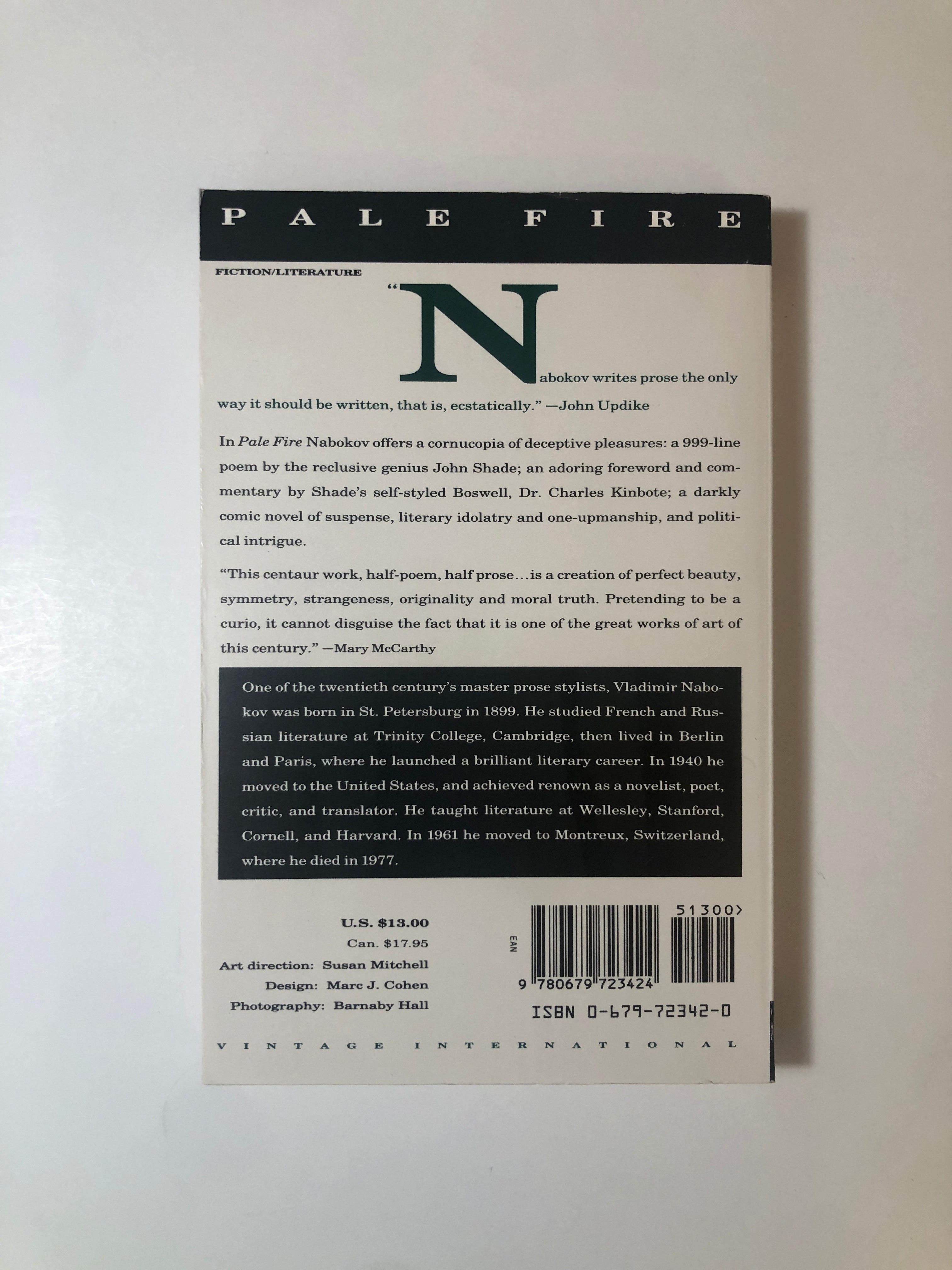 Pale Fire by Vladimir Nabokov