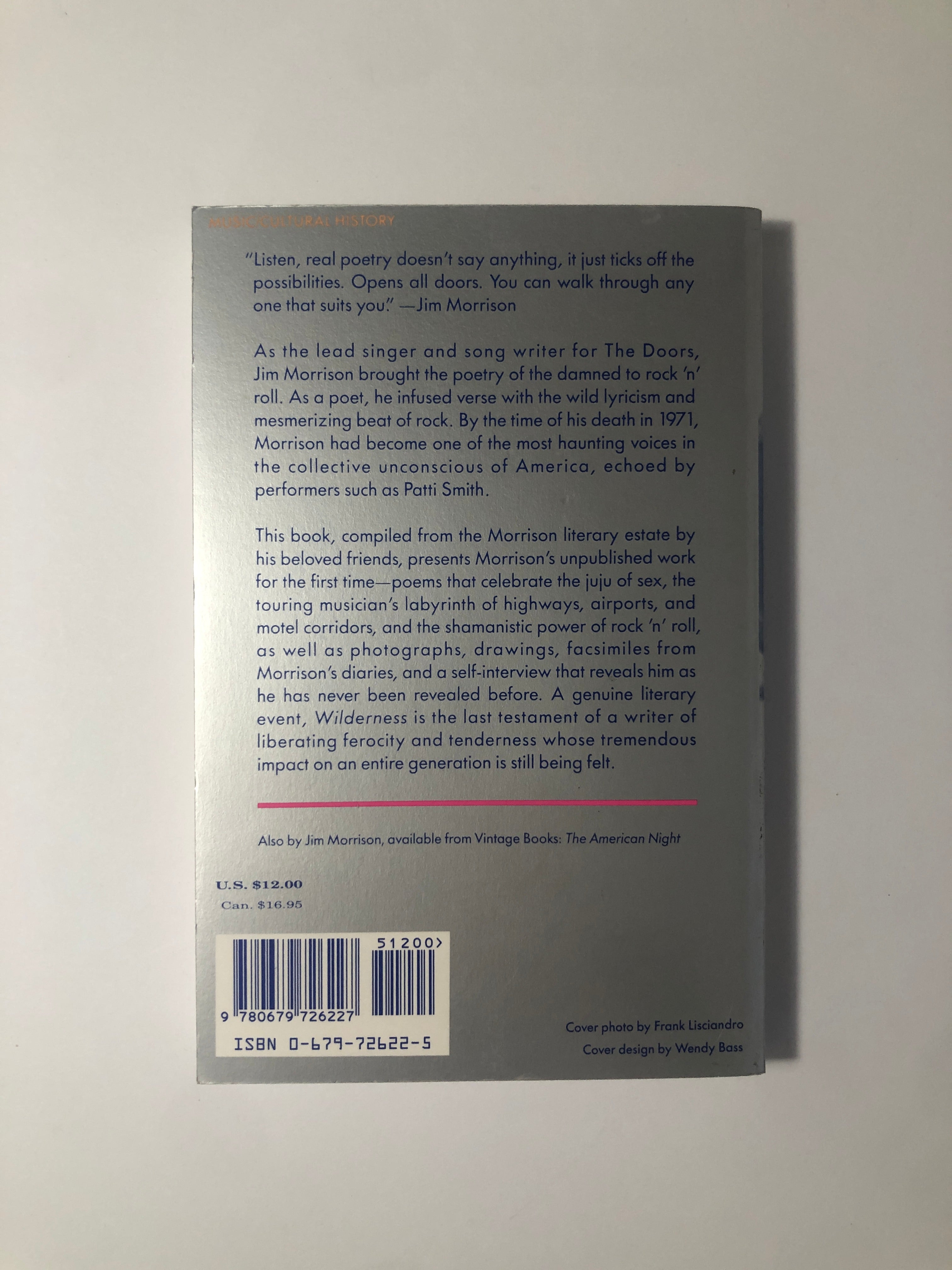 Wilderness Vol. 1 - The Lost Writings of Jim Morrison