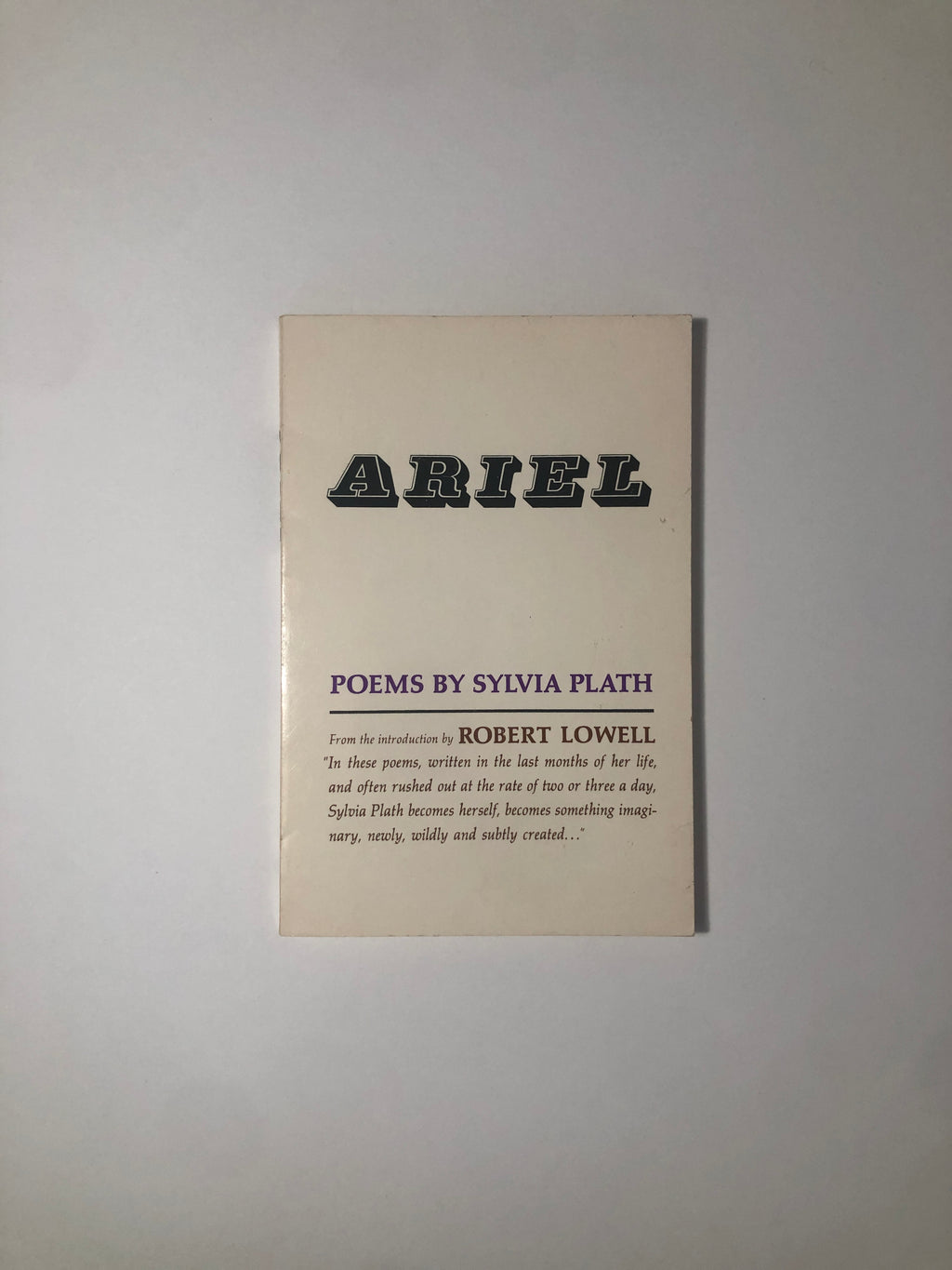 Ariel - Poems by Sylvia Plath