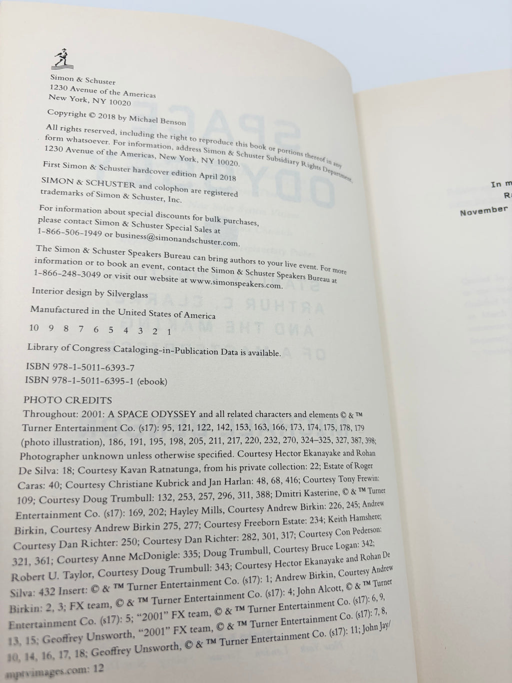 Space Odyssey - Stanley Kubrick, Arthur C. Clarke, and the Making of a Masterpiece by Michael Benson