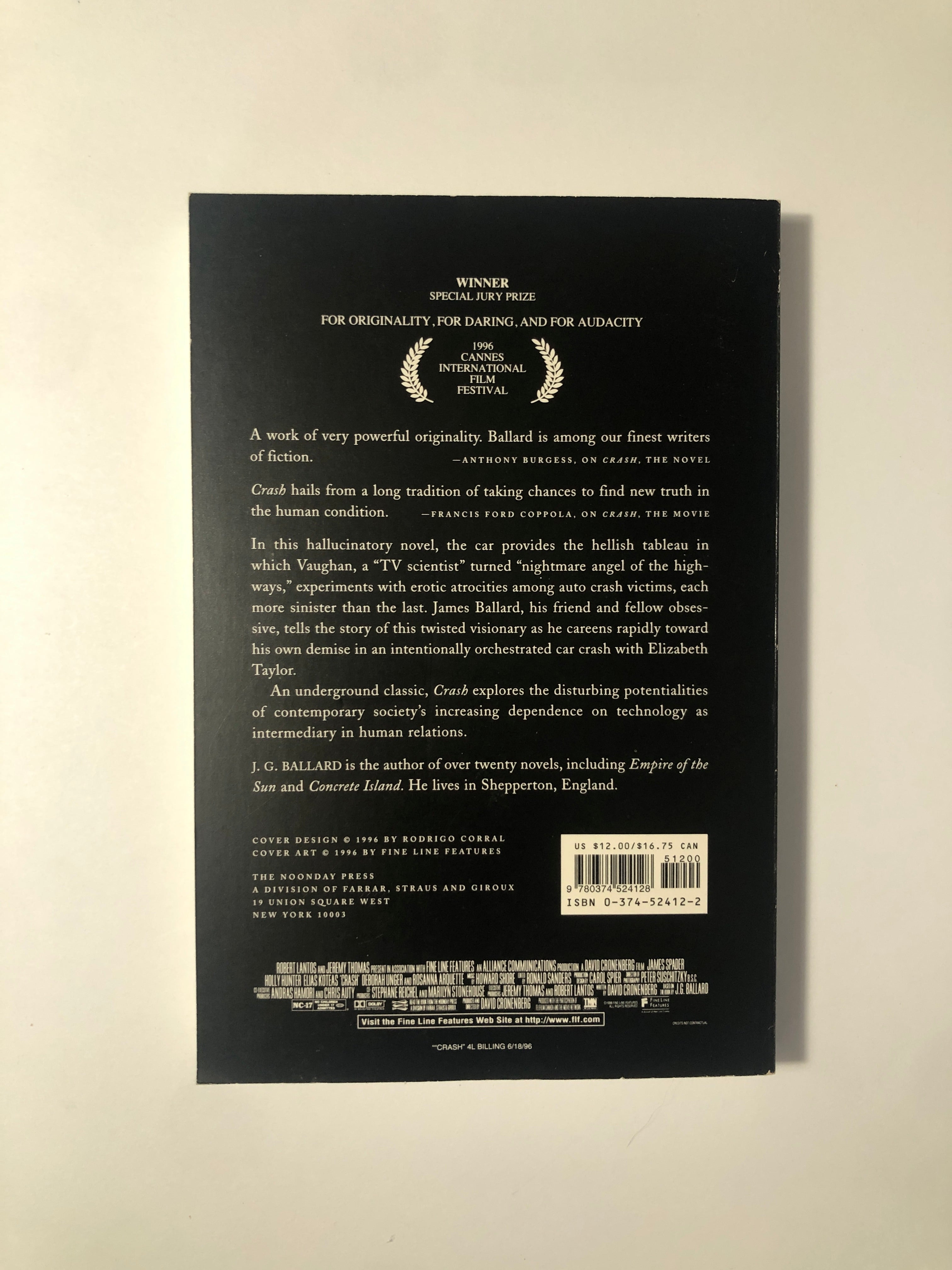 Crash by J.G. Ballard