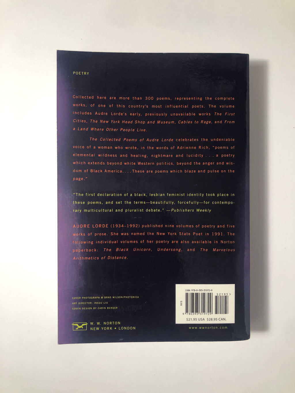 The Collected Poems of Audre Lorde
