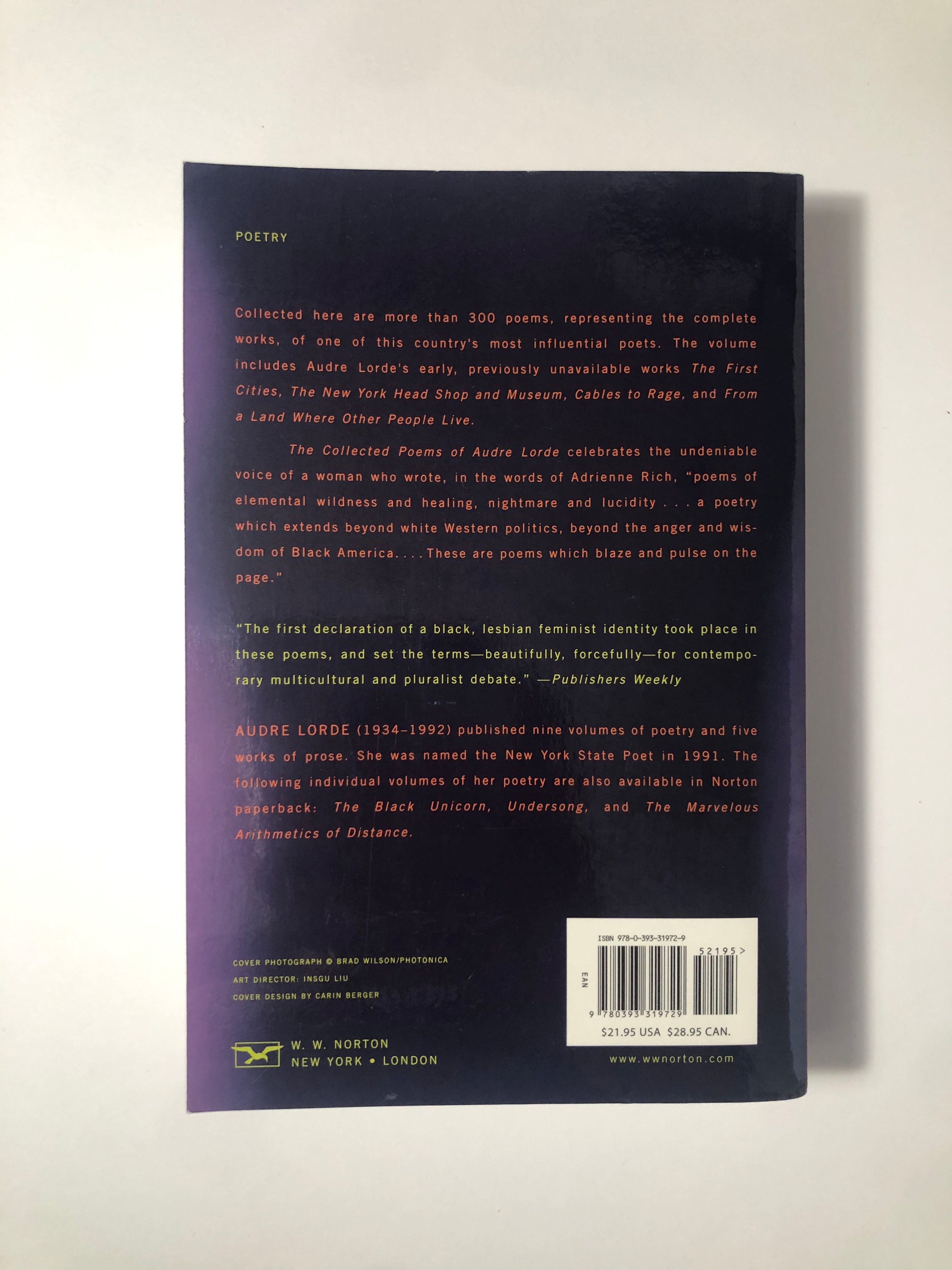 The Collected Poems of Audre Lorde