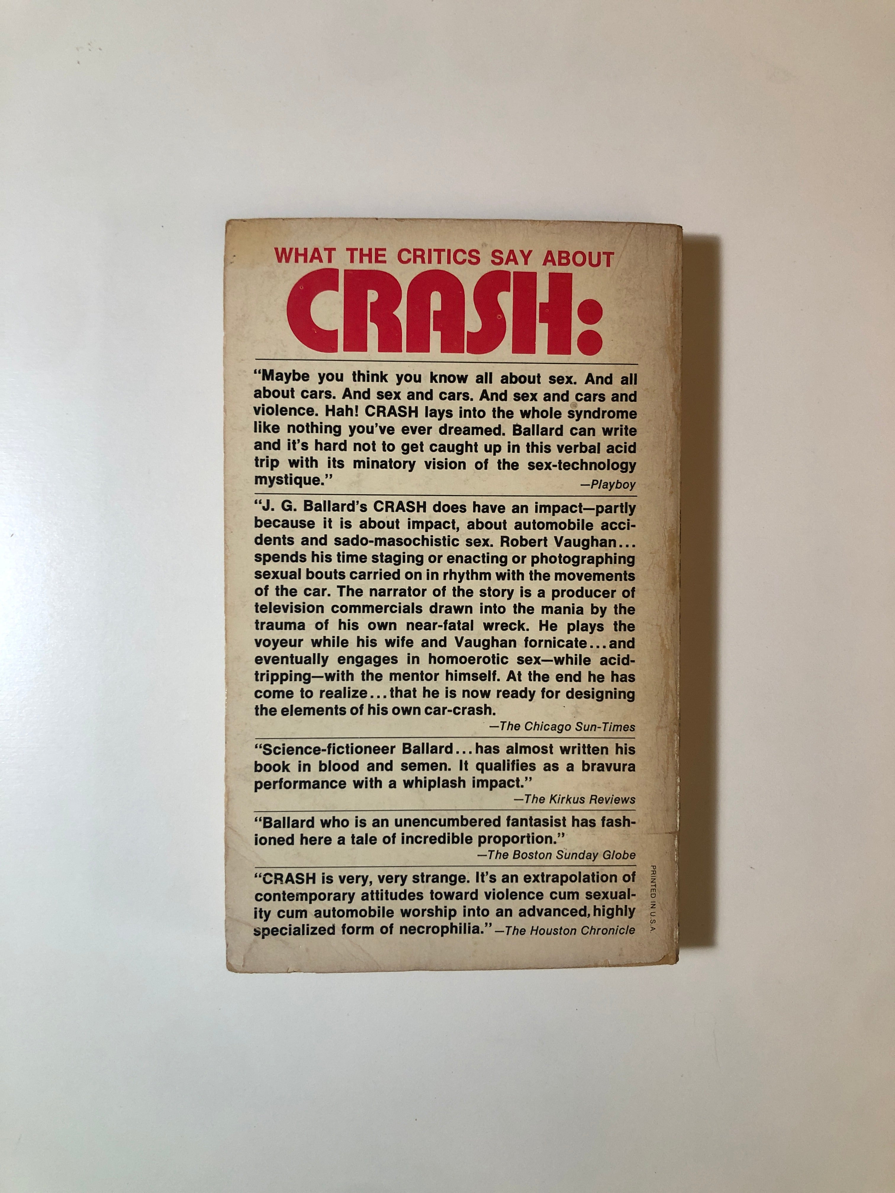 Crash by J.G. Ballard