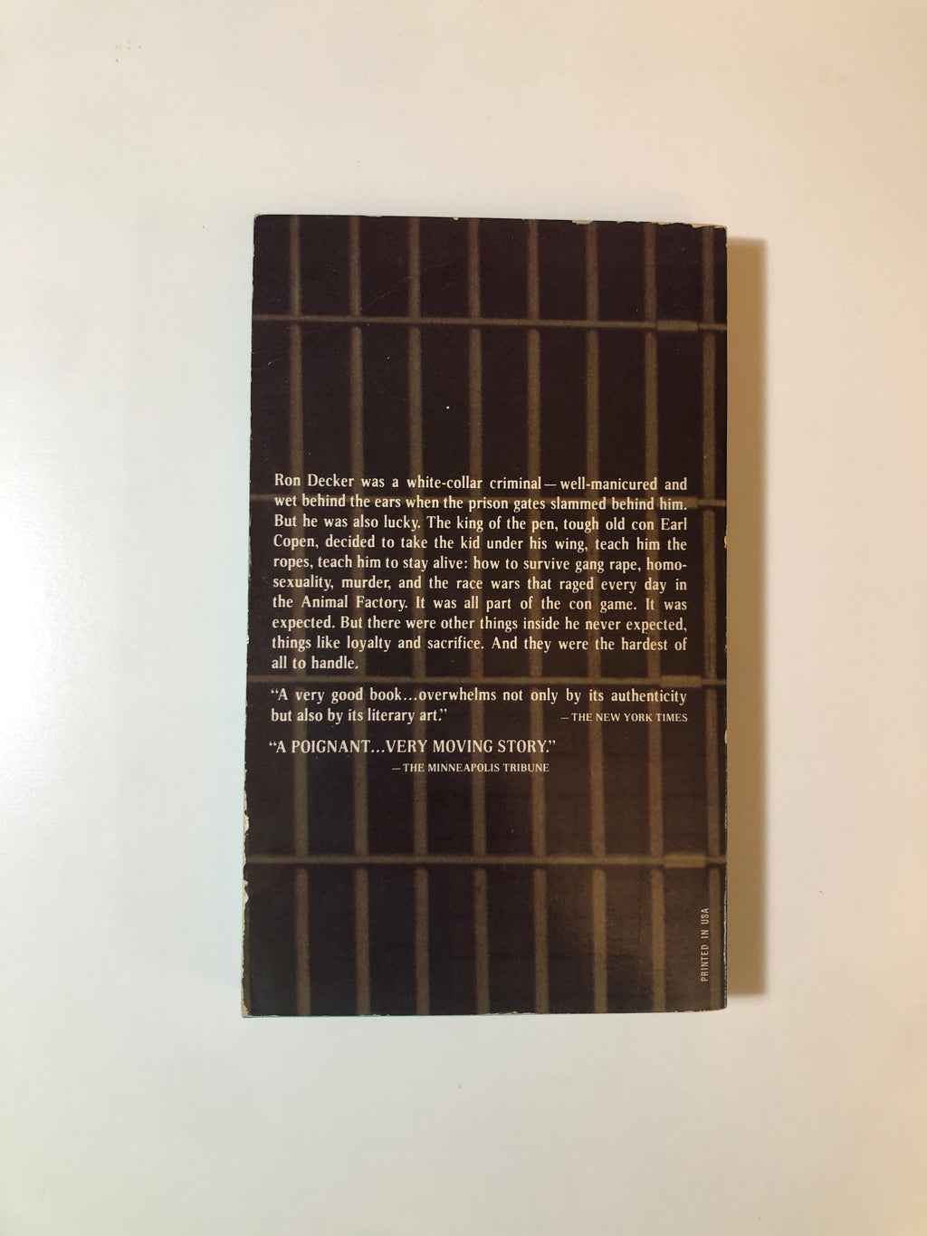 The Animal Factory by Edward Bunker