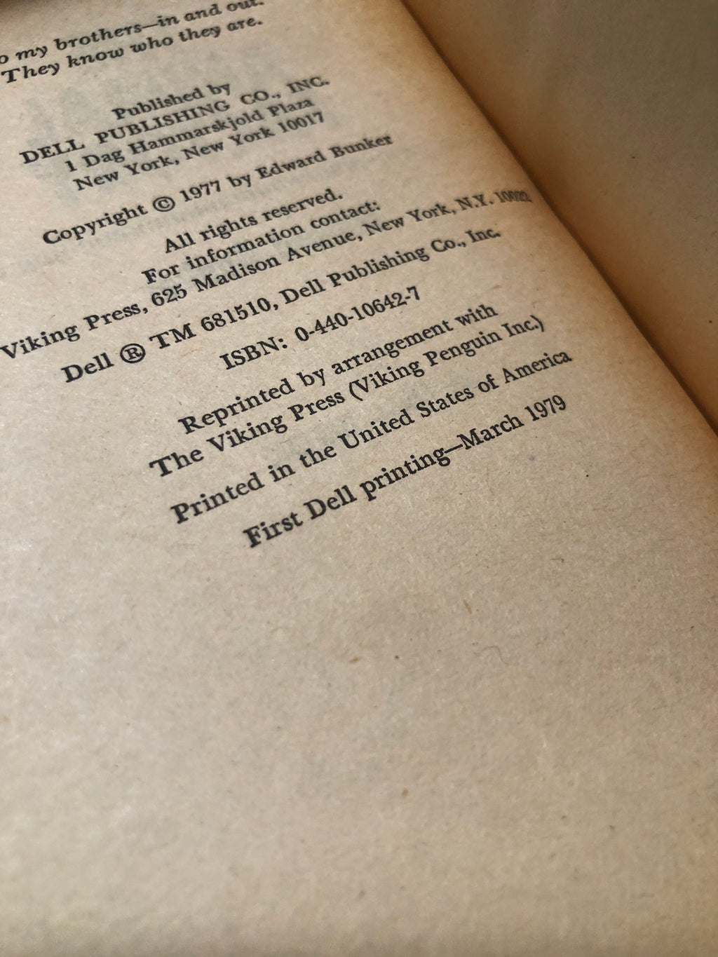 The Animal Factory by Edward Bunker