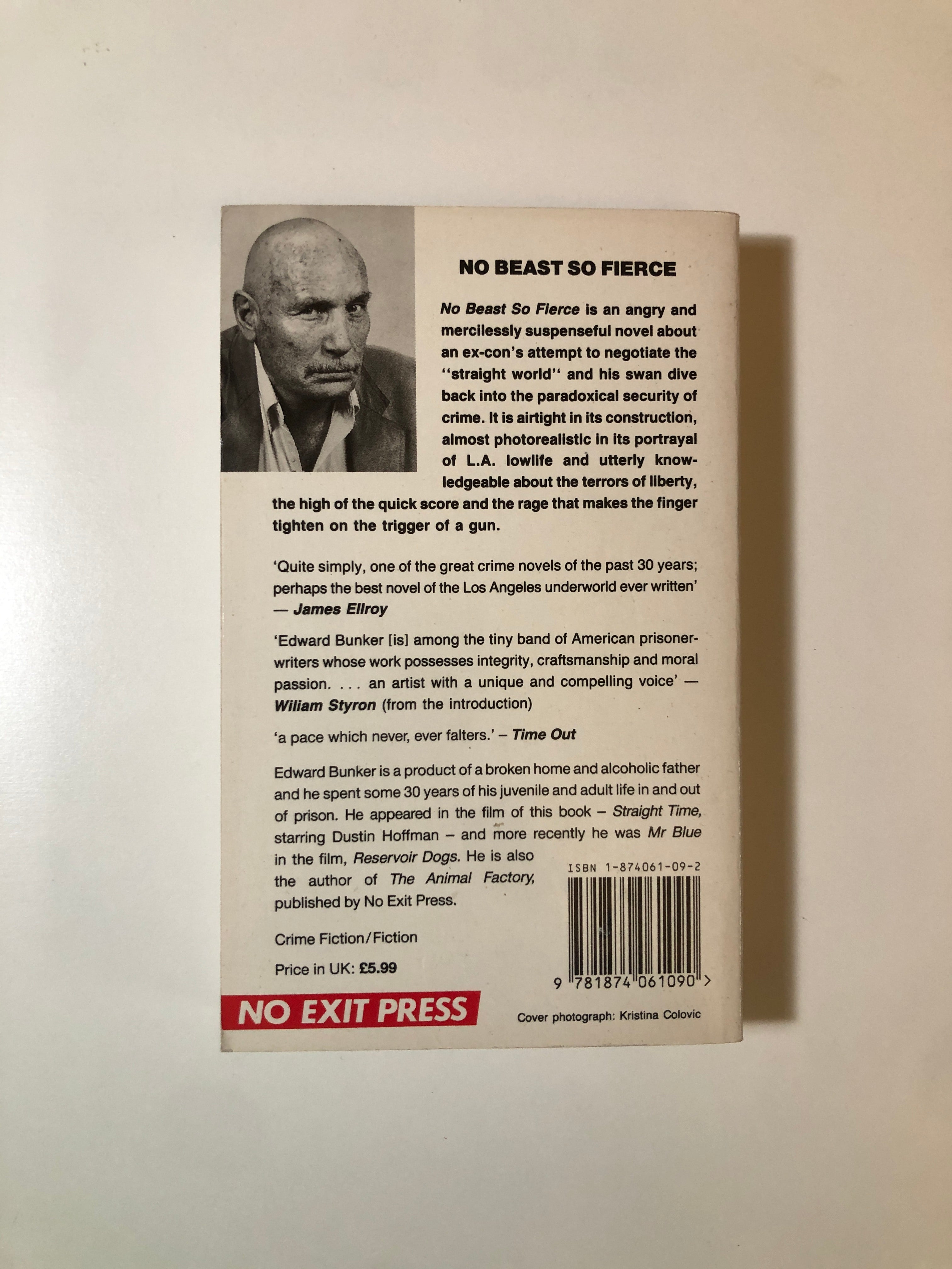 No Beast So Fierce by Edward Bunker