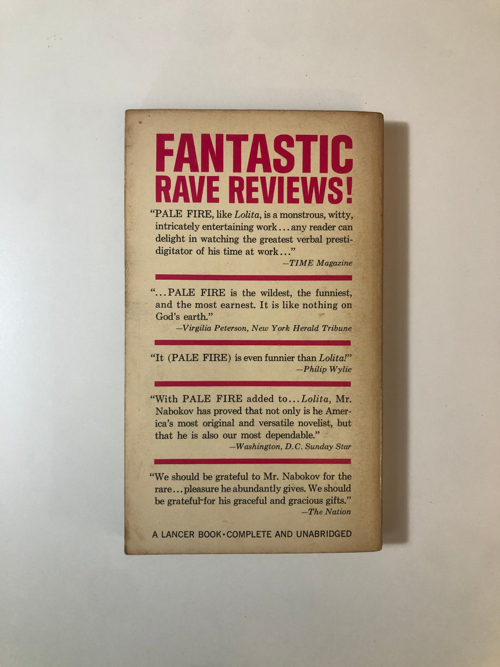 Pale Fire by Vladimir Nabokov