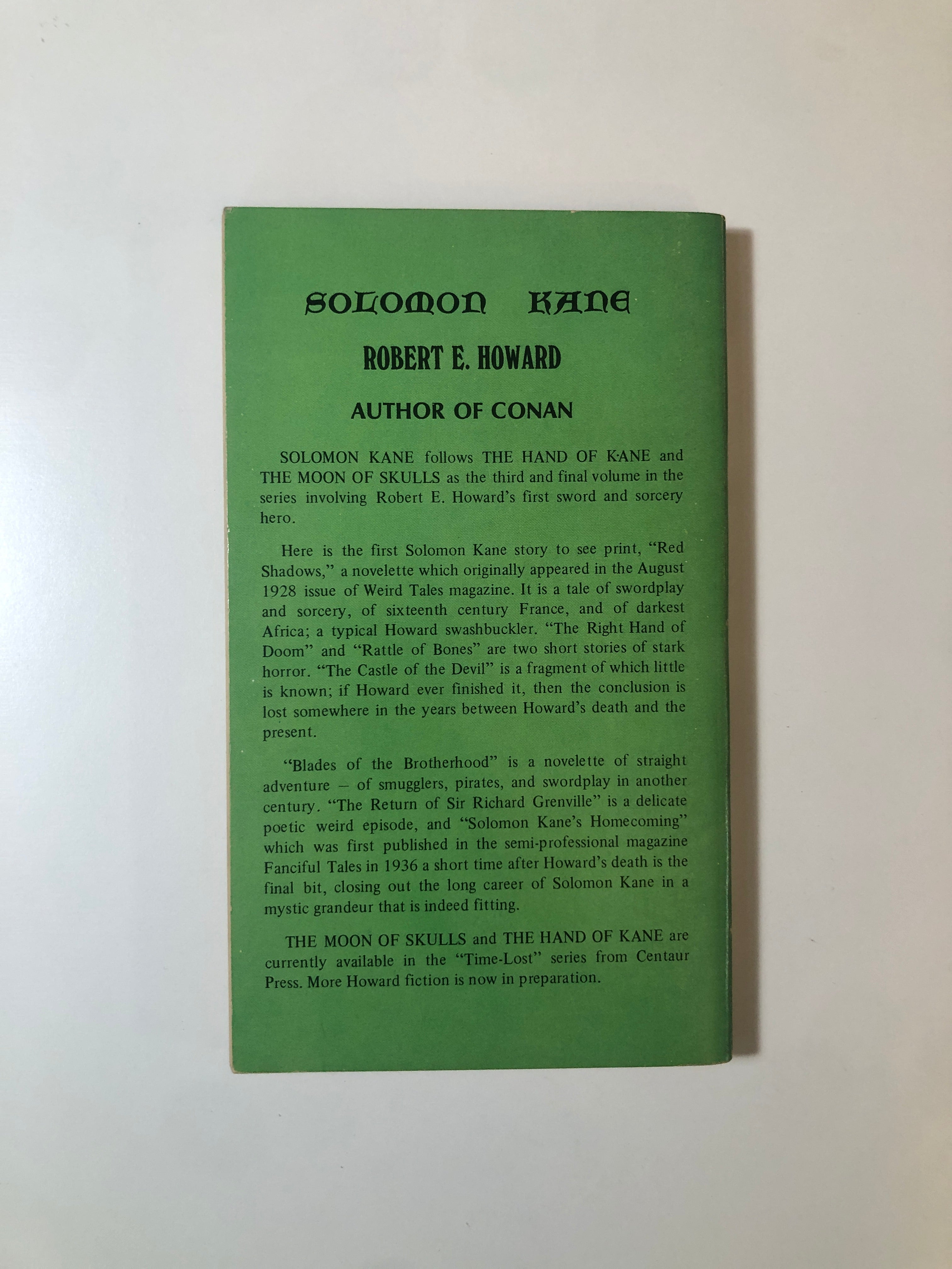 Soloman Kane by Robert E. Howard
