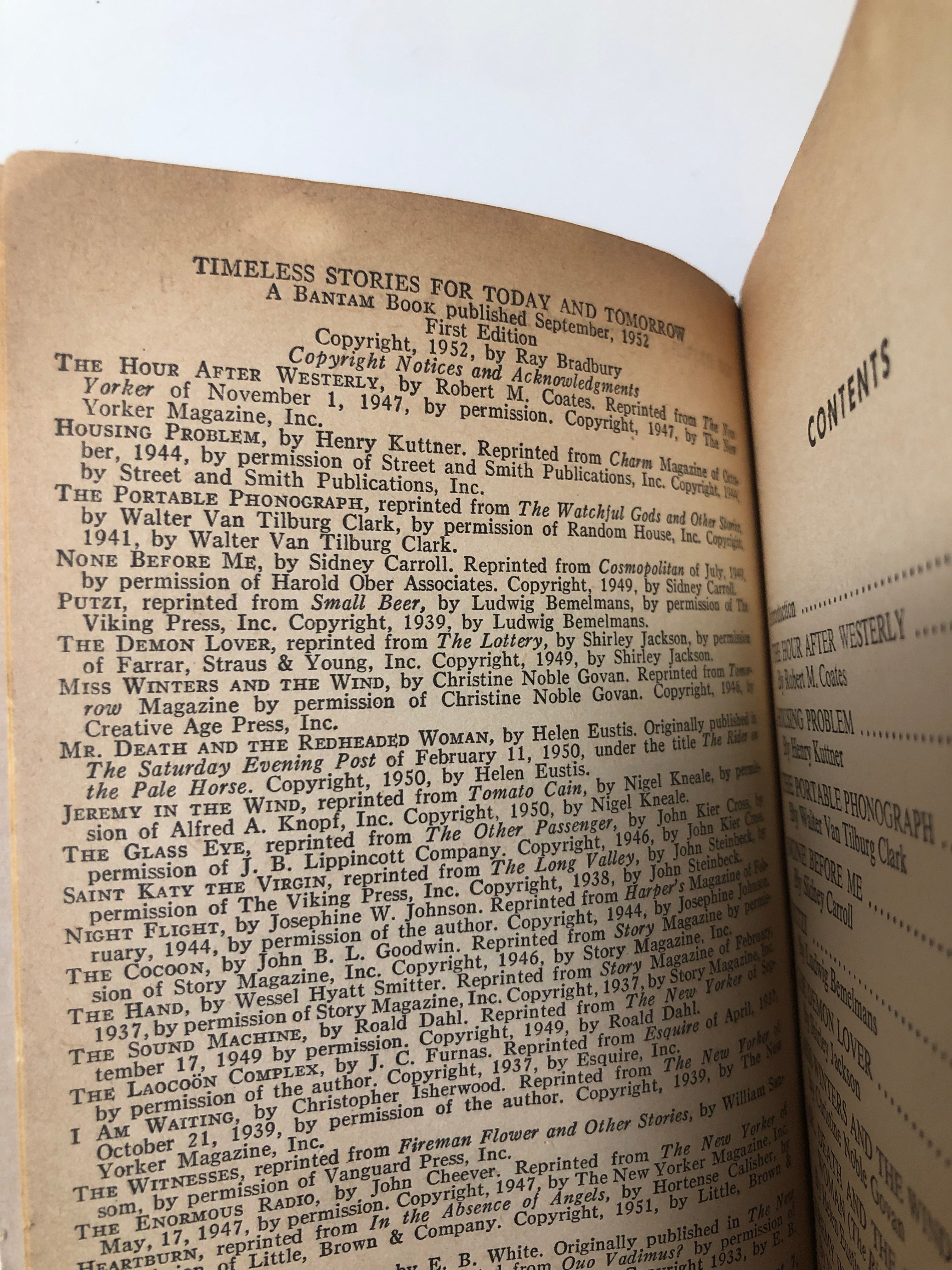 Timeless Stories for Today and Tomorrow edited by Ray Bradbury