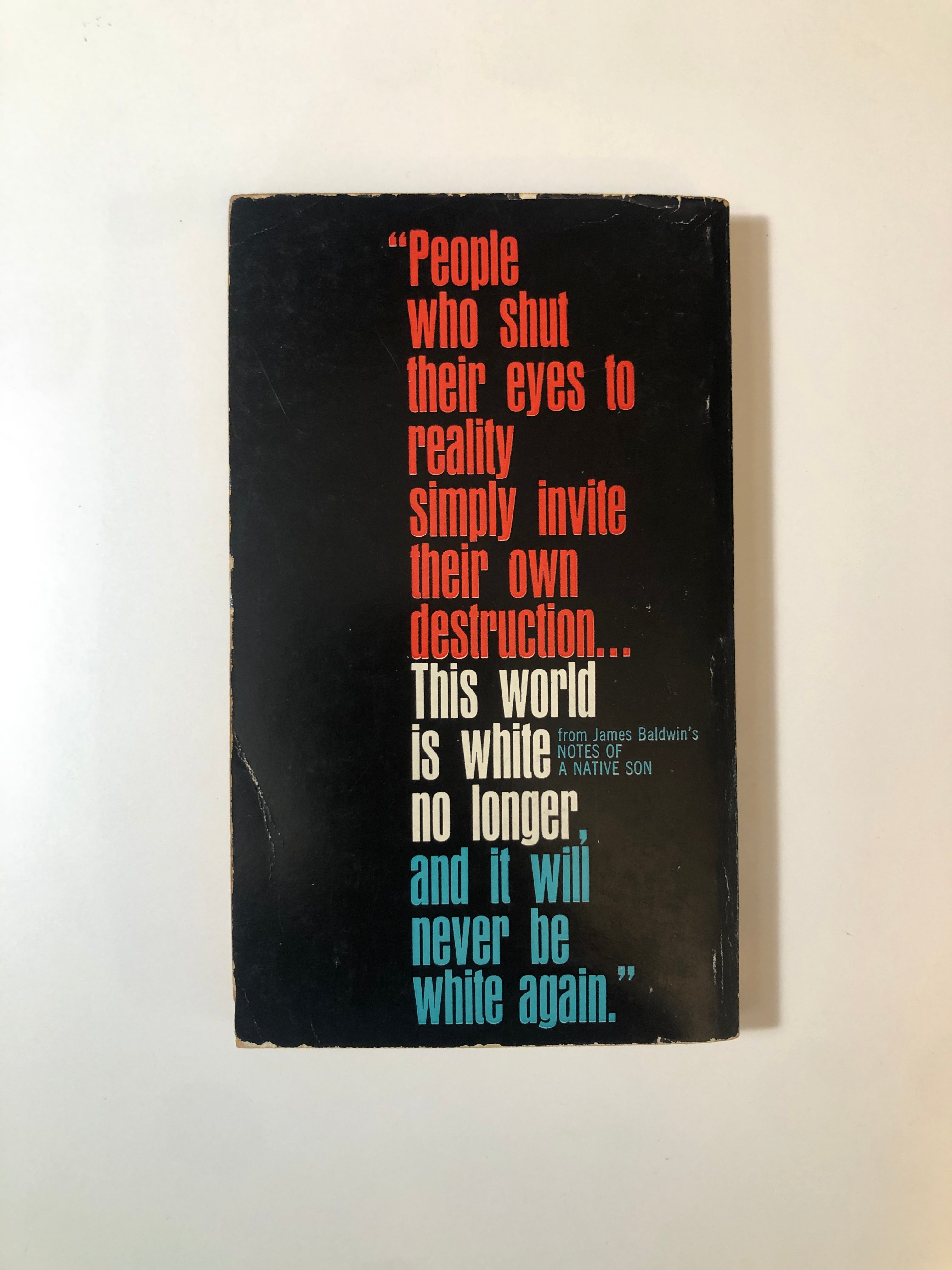 Notes of a Native Son by James Baldwin