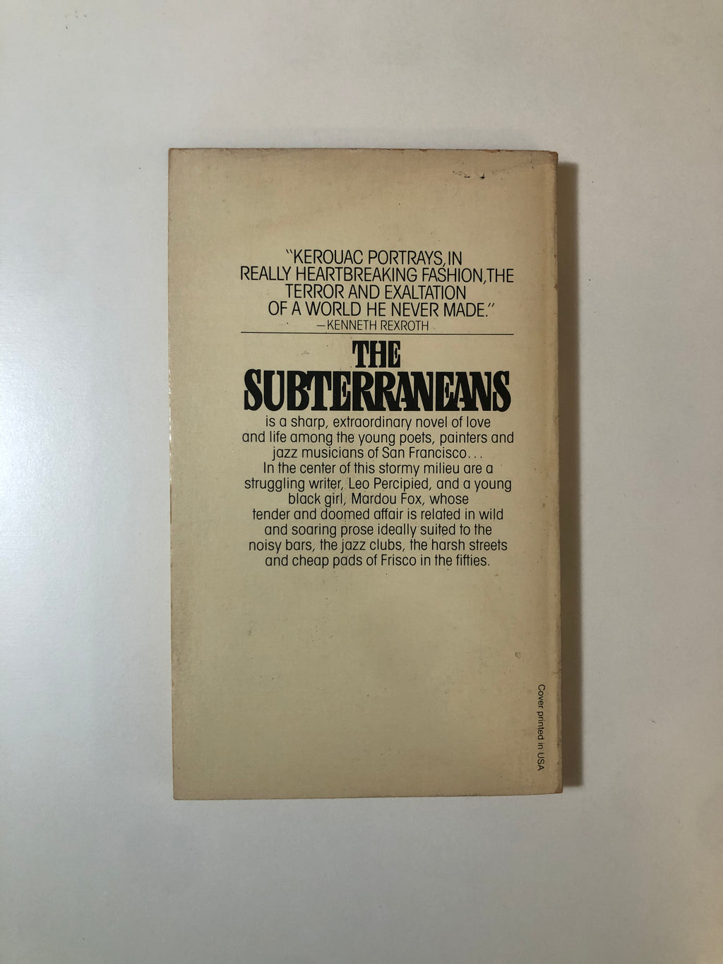 The Subterraneans by Jack Kerouac