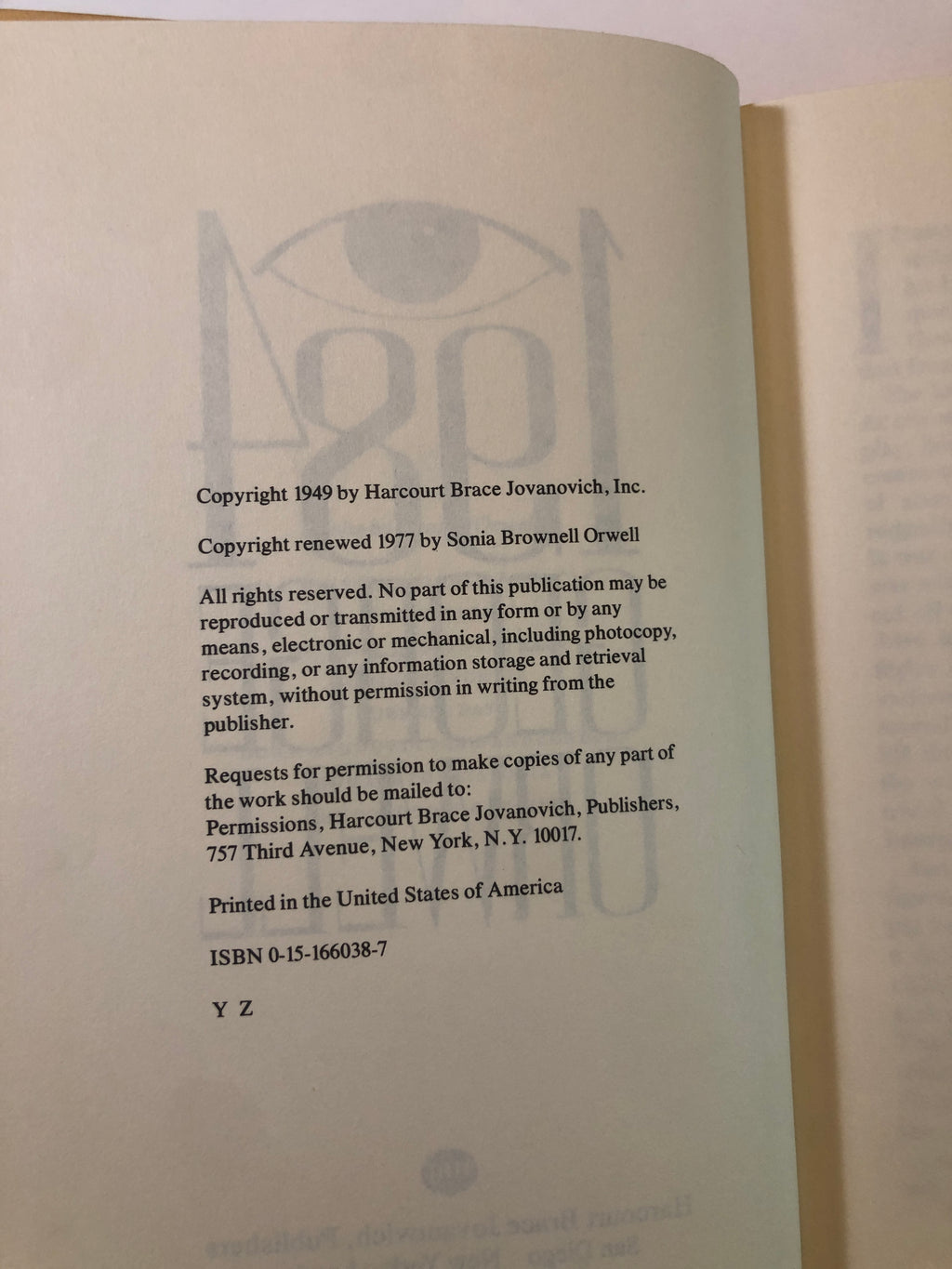 Nineteen Eighty-Four by George Orwell