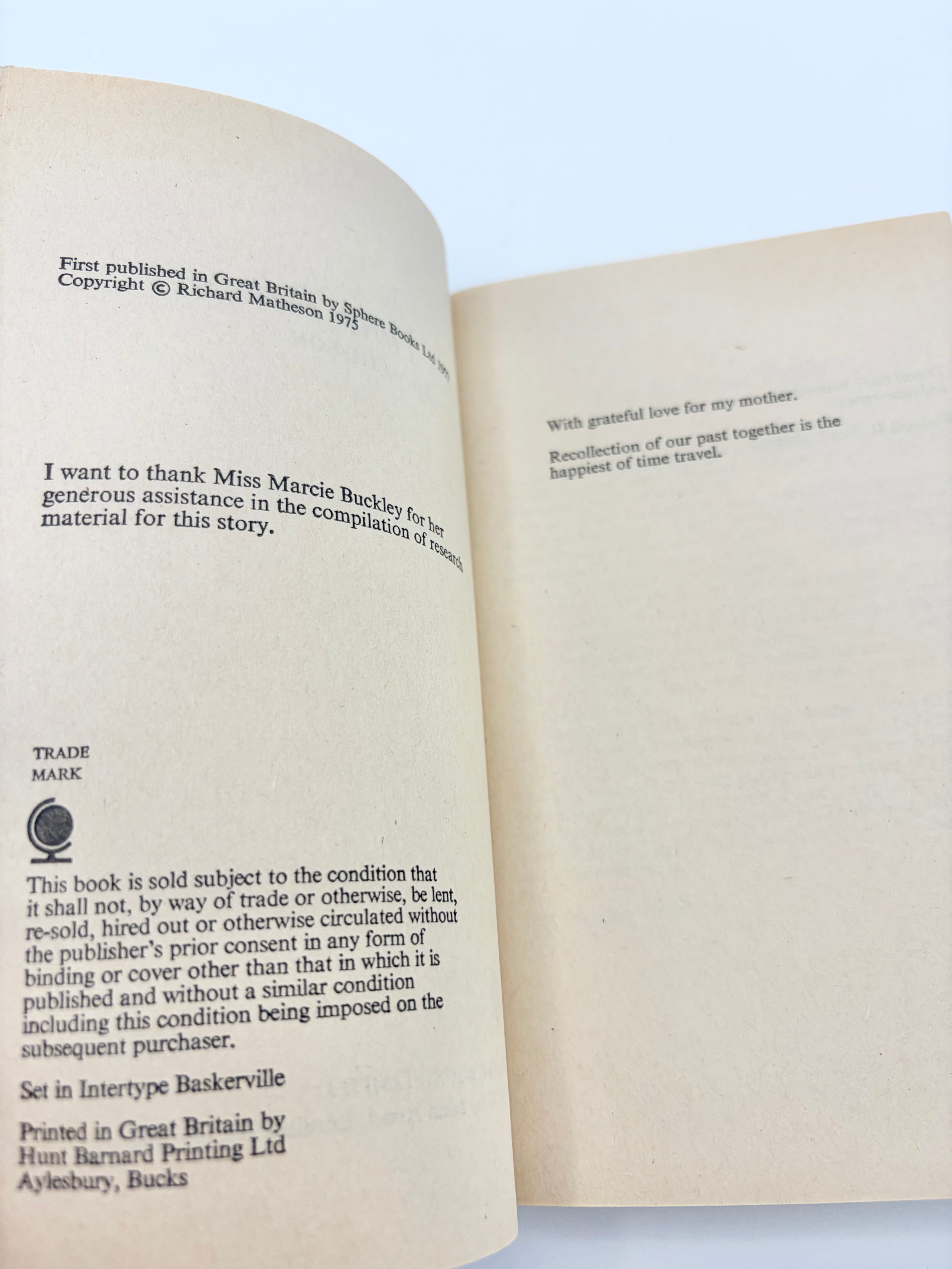 Bid Time Return by Richard Matheson
