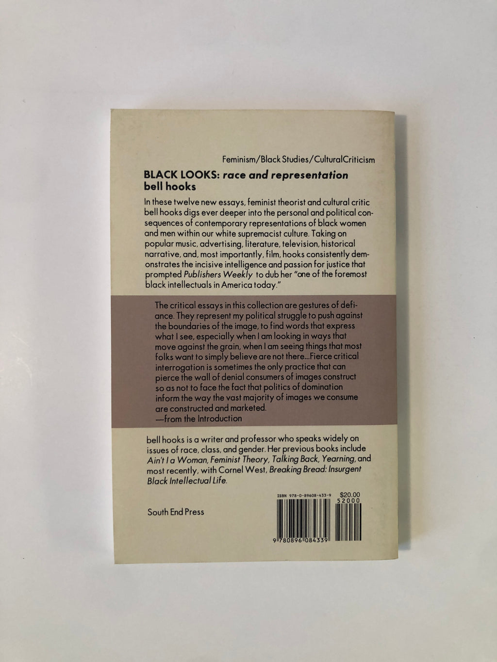 Black Looks - Race and Representation by bell hooks