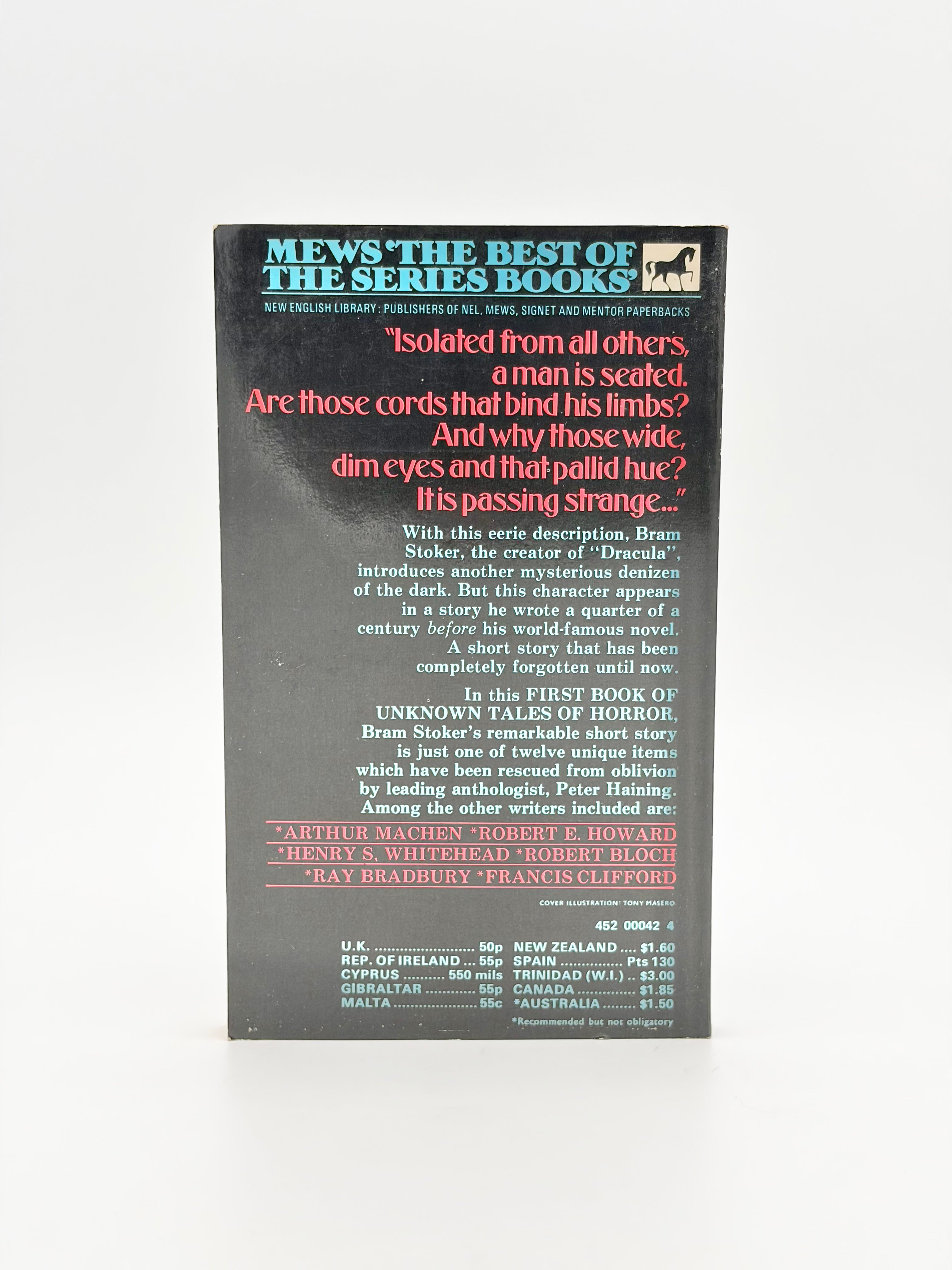 The First Book of Unknown Tales of Horror edited by Peter Haining