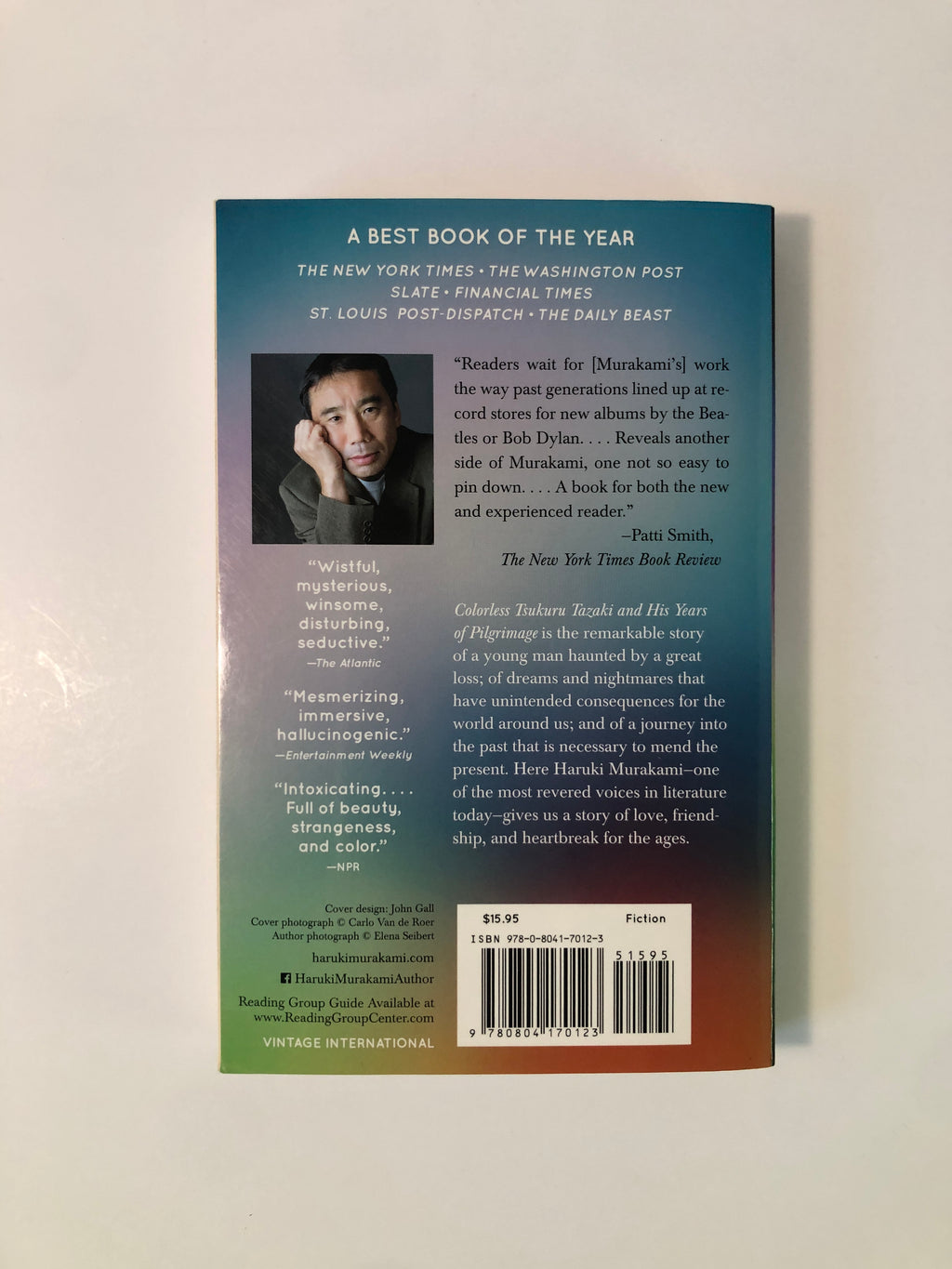 Colorless Tsukuru Tazaki and His Years of Pilgrimage by Haruki Murakami