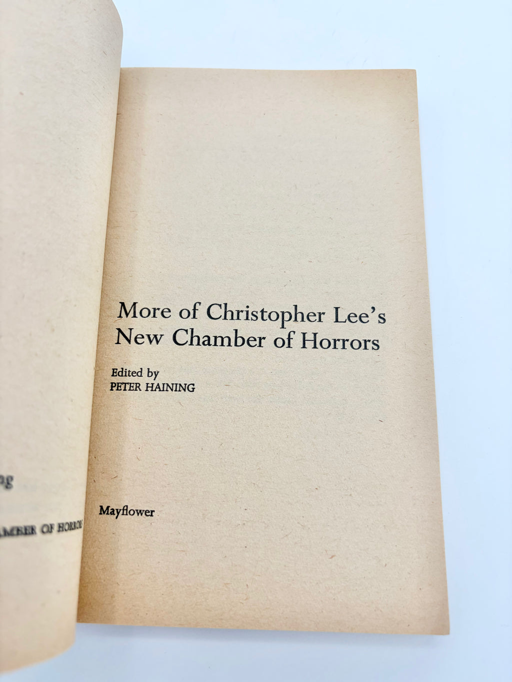 More of Christopher Lee's New Chamber of Horrors edited by Peter Haining