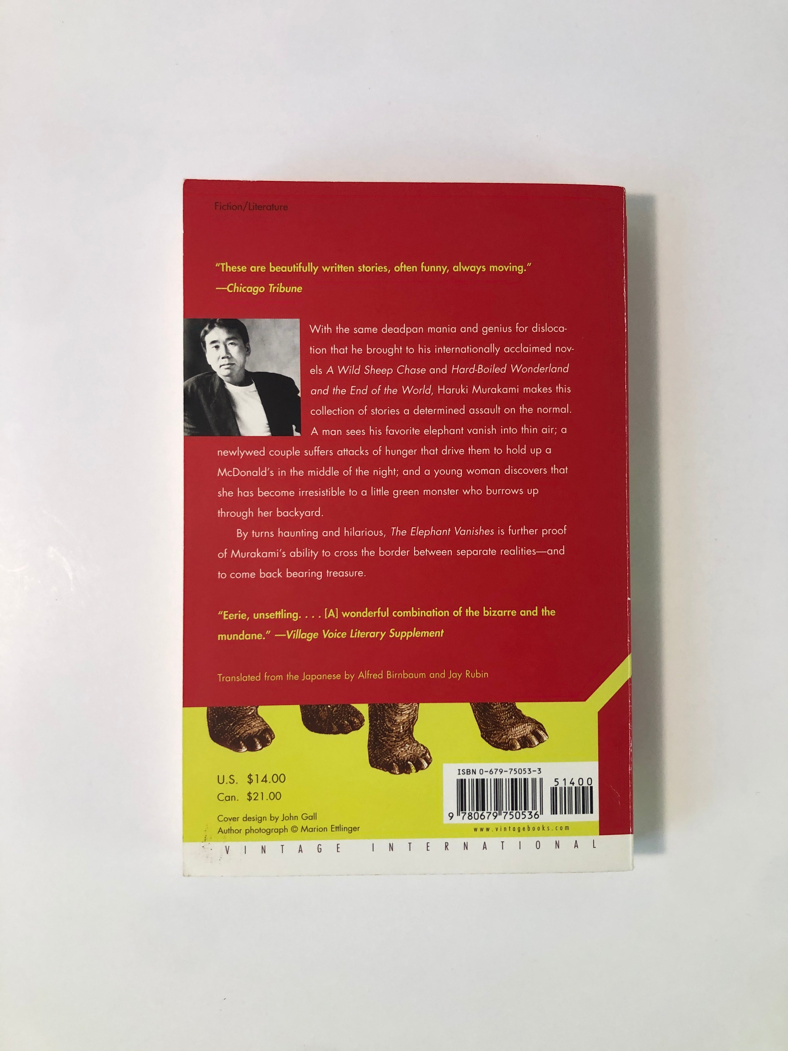 The Elephant Vanishes - Stories by Haruki Murakami