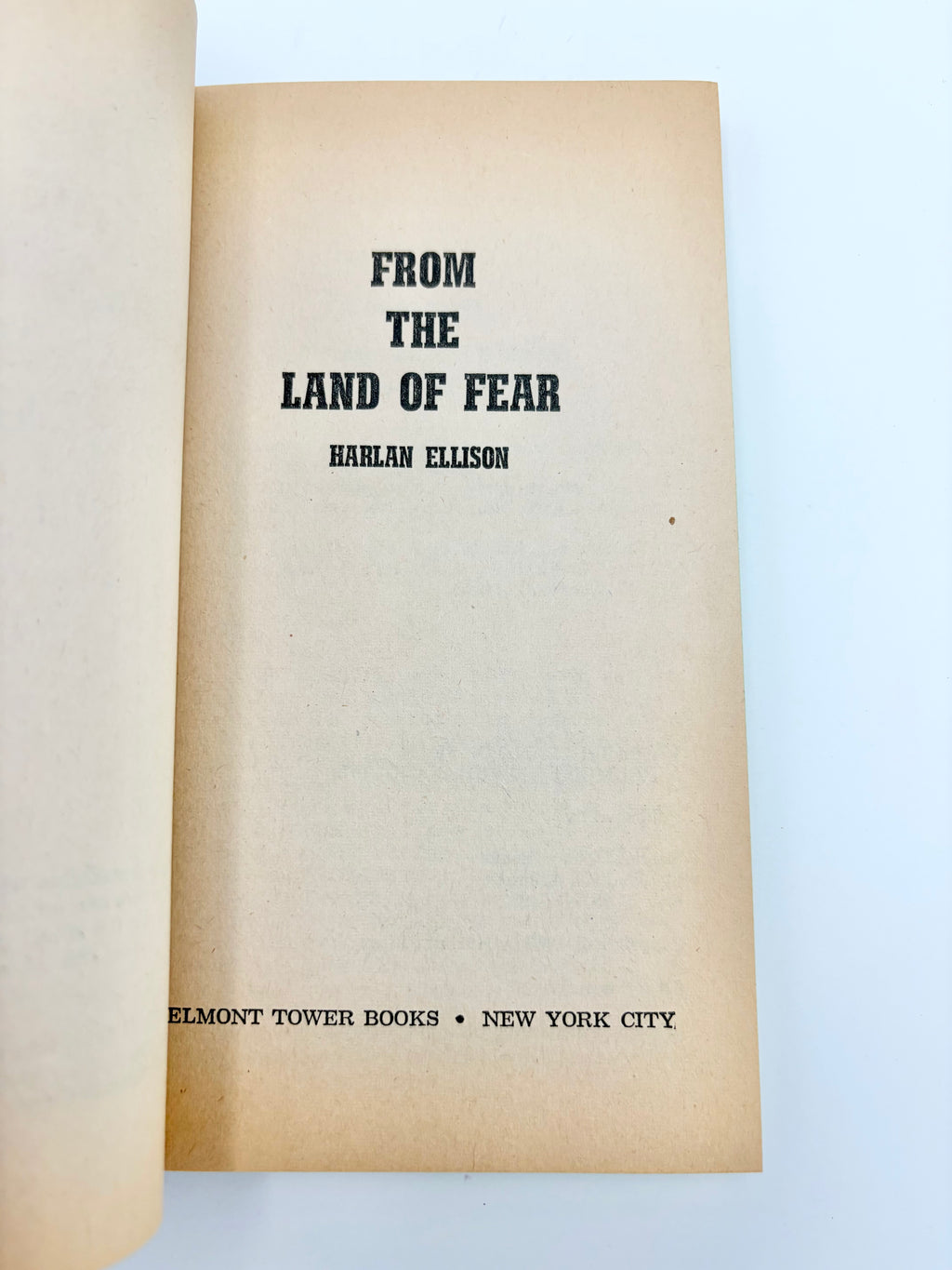 From the Land of Fear by Harlan Ellison
