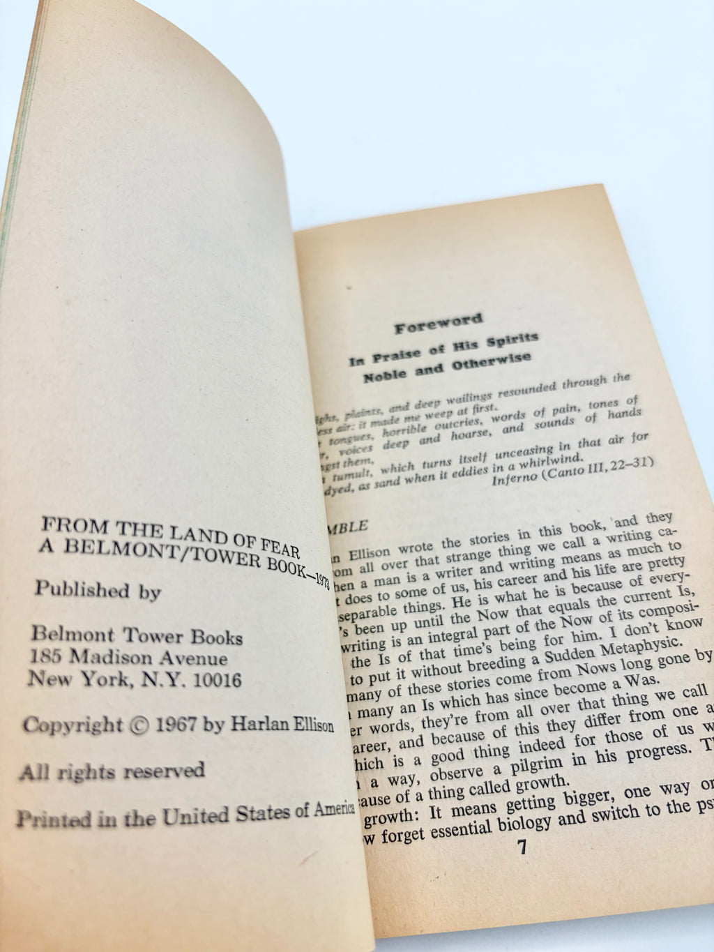 From the Land of Fear by Harlan Ellison