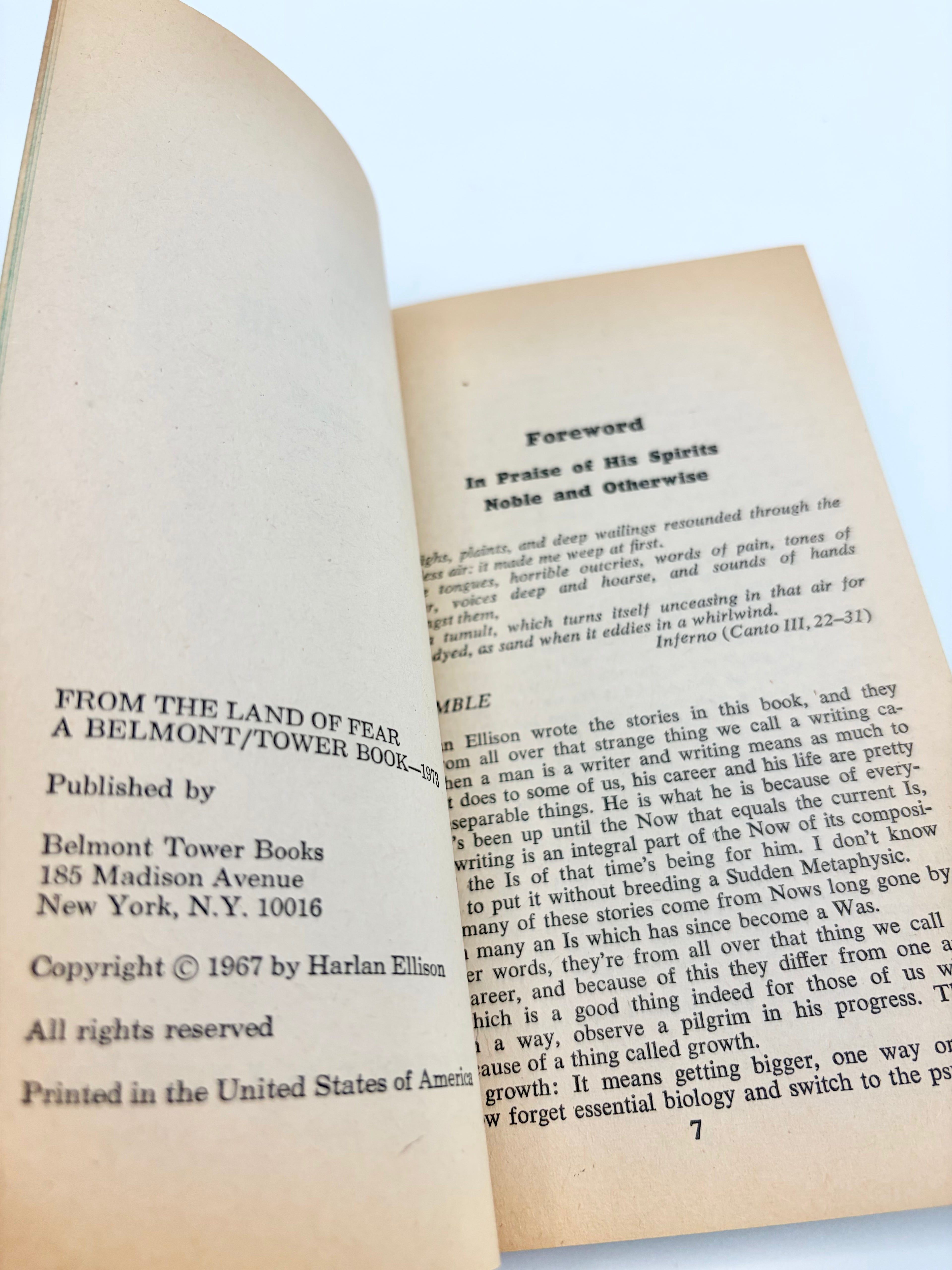 From the Land of Fear by Harlan Ellison