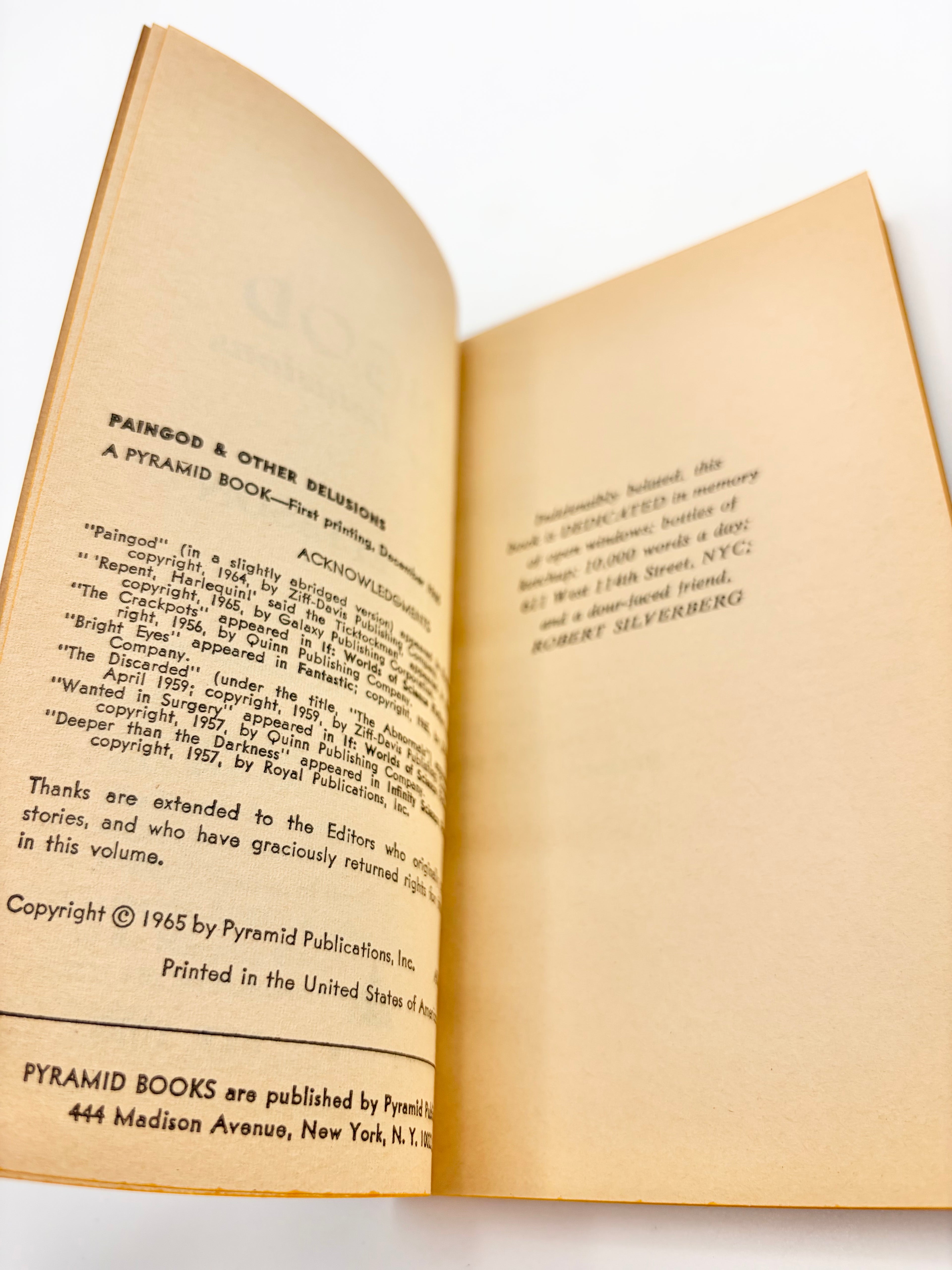 Paingod and Other Delusions by Harlan Ellison
