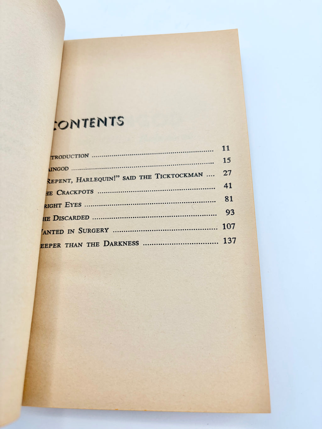 Paingod and Other Delusions by Harlan Ellison