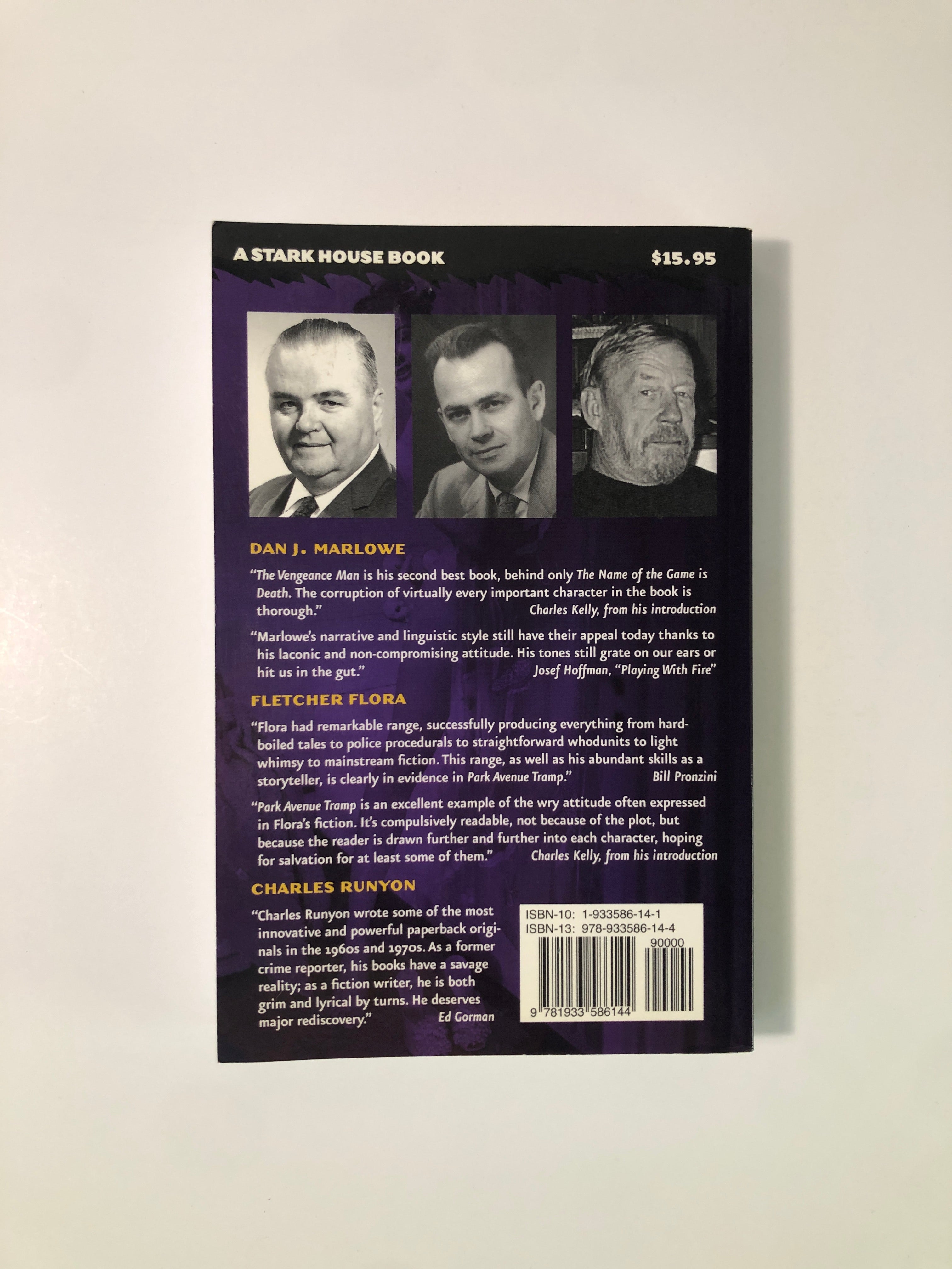The Vengeance Man by Dan J. Marlowe / Park Avenue Tramp by Fletcher Flora / The Prettiest Girl I Ever Killed by Charles Runyon