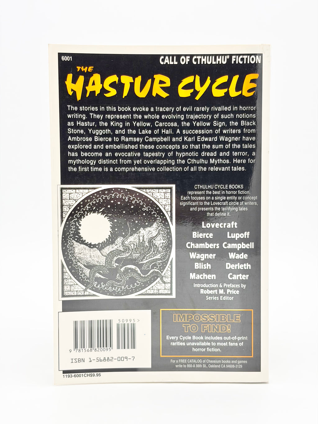 The Hastur Cycle - 13 Horror Tales Defining Hastur, the King in Yellow, Yuggoth, and the Dread City of Carcosa edited by Robert M. Price