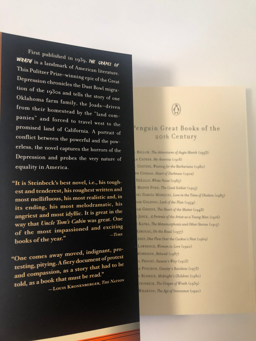 The Grapes of Wrath by John Steinbeck