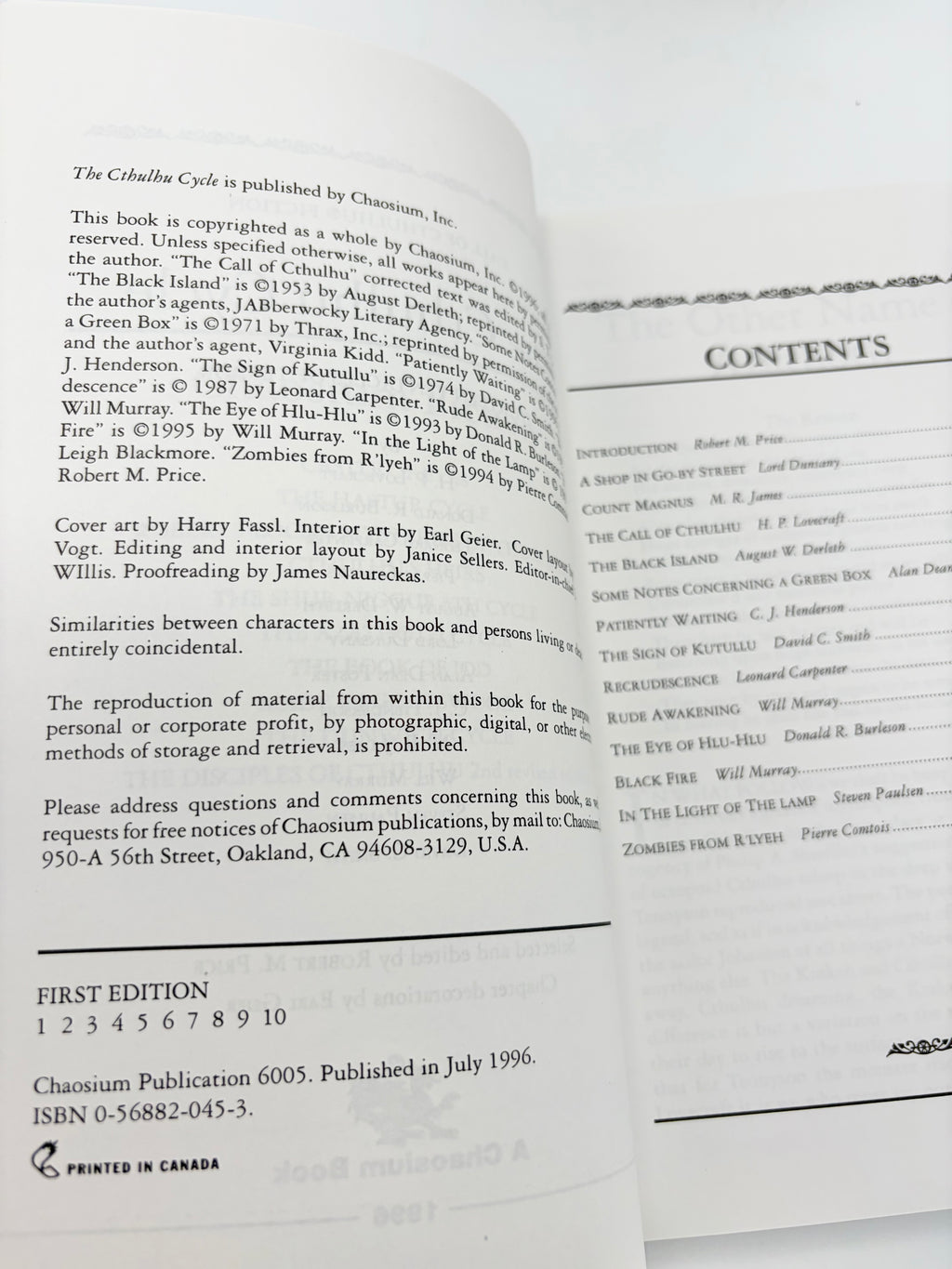 The Cthulhu Cycle - Thirteen Tentacles of Terror edited by Robert M. Price