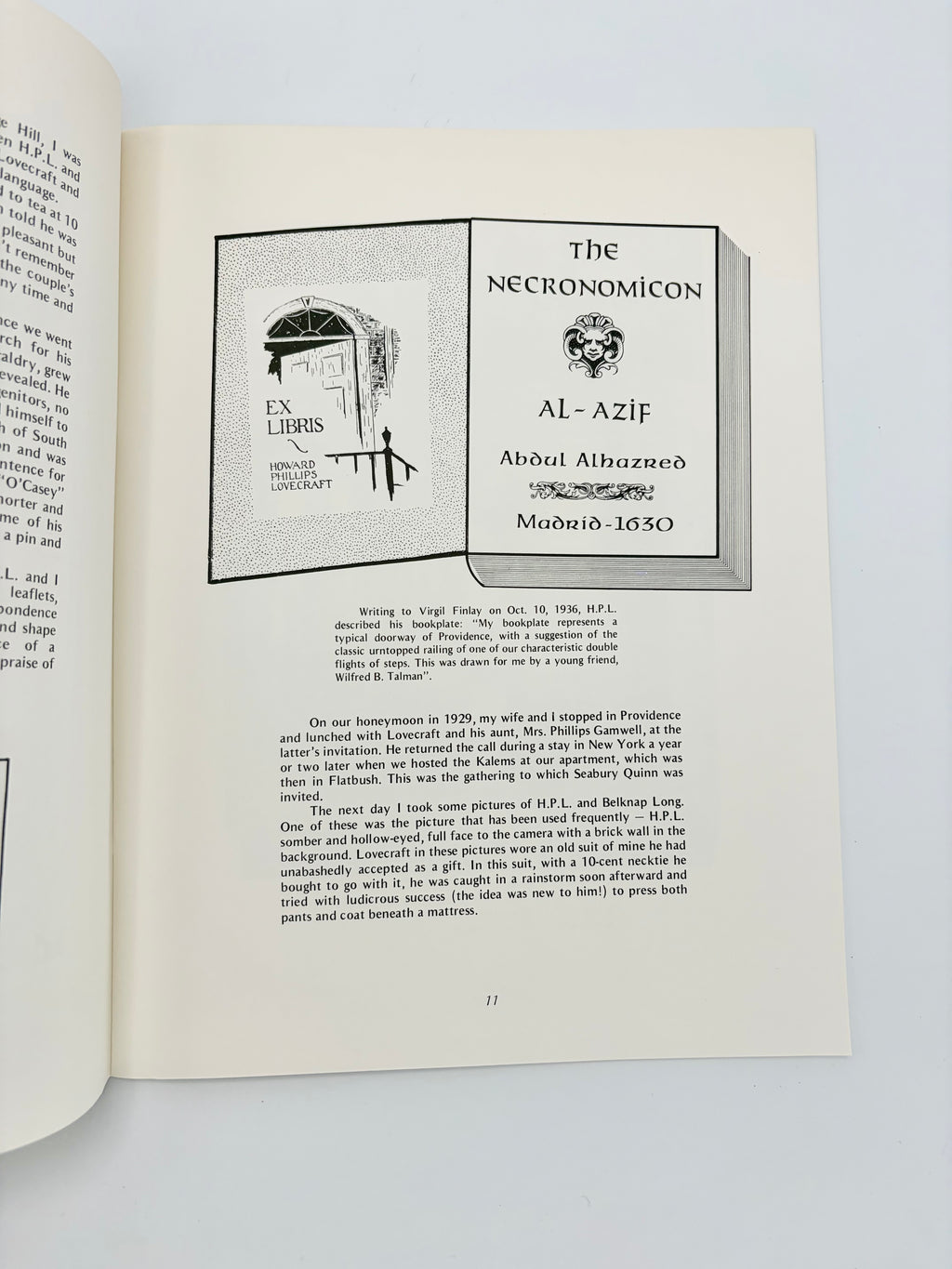 The Normal Lovecraft by Wilfred B. Talman