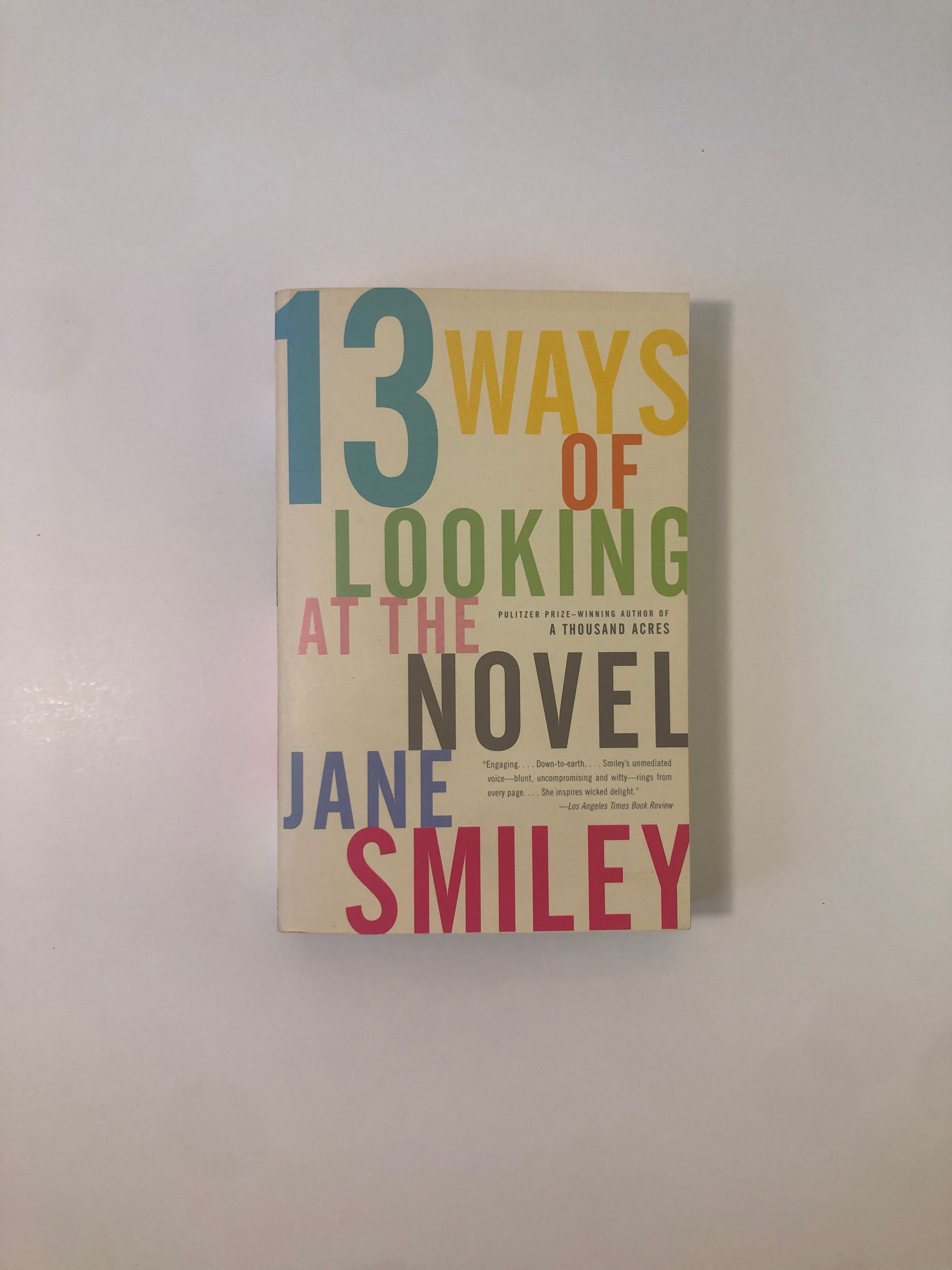 13 Ways of Looking at the Novel by Jane Smiley (Signed)