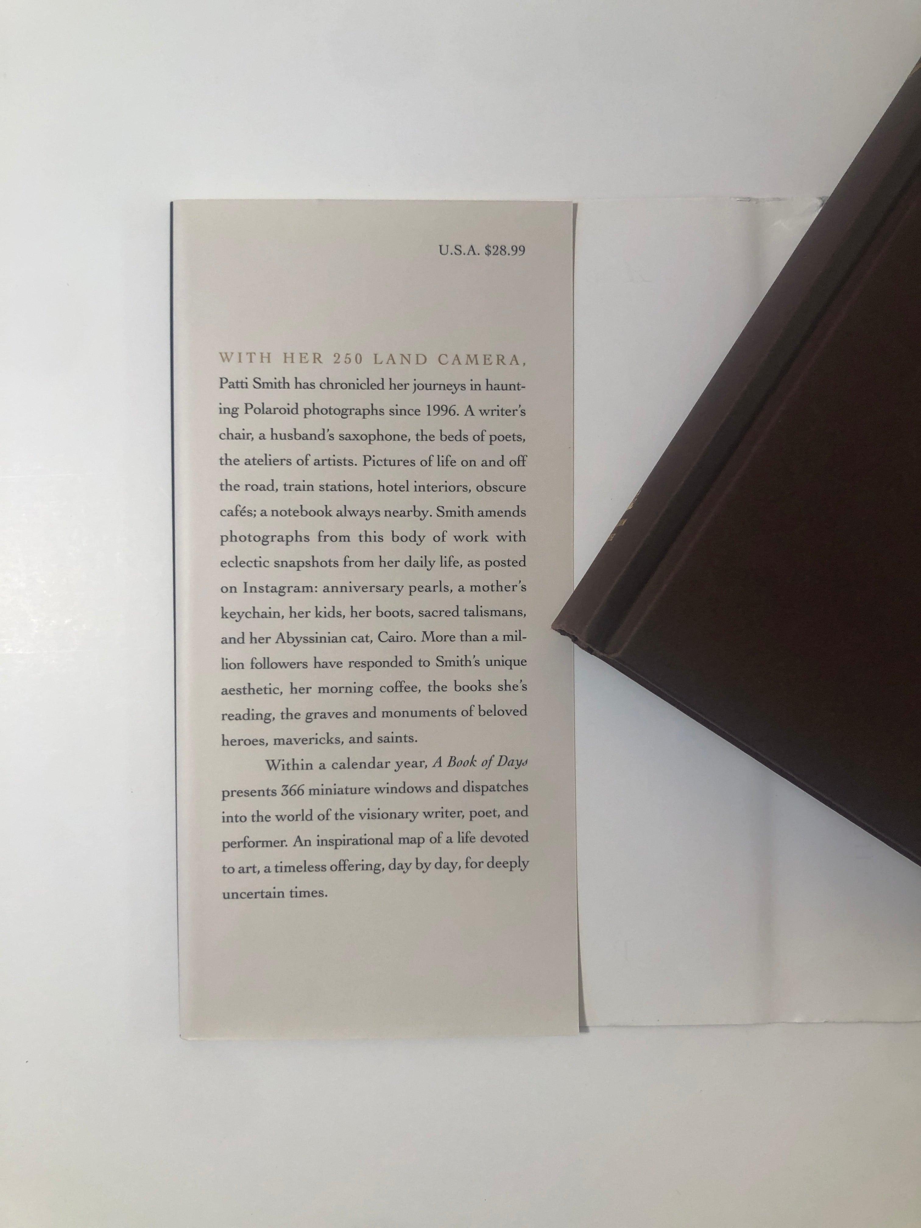 A Book of Days by Patti Smith